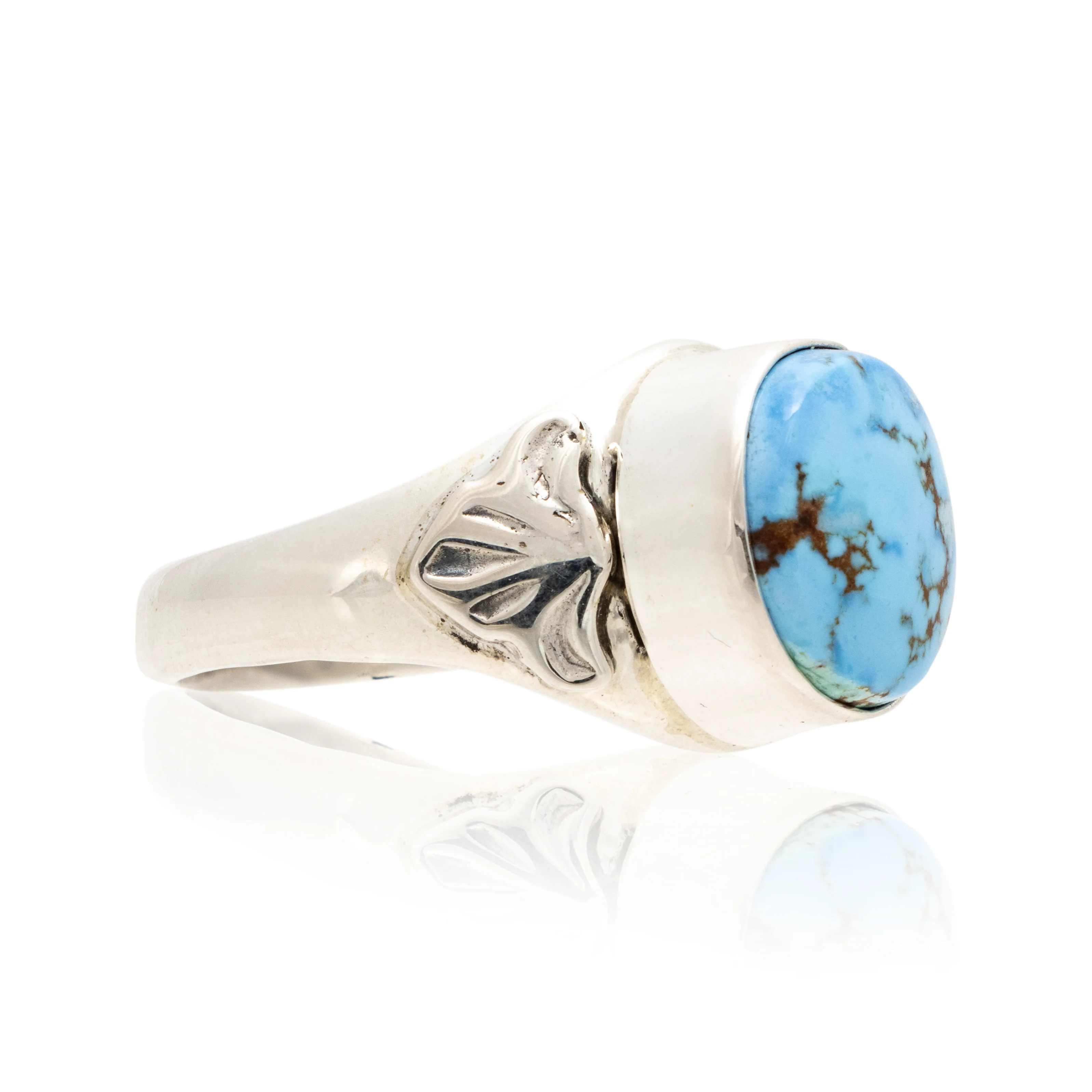 Navajo Golden Hill Turquoise Ring