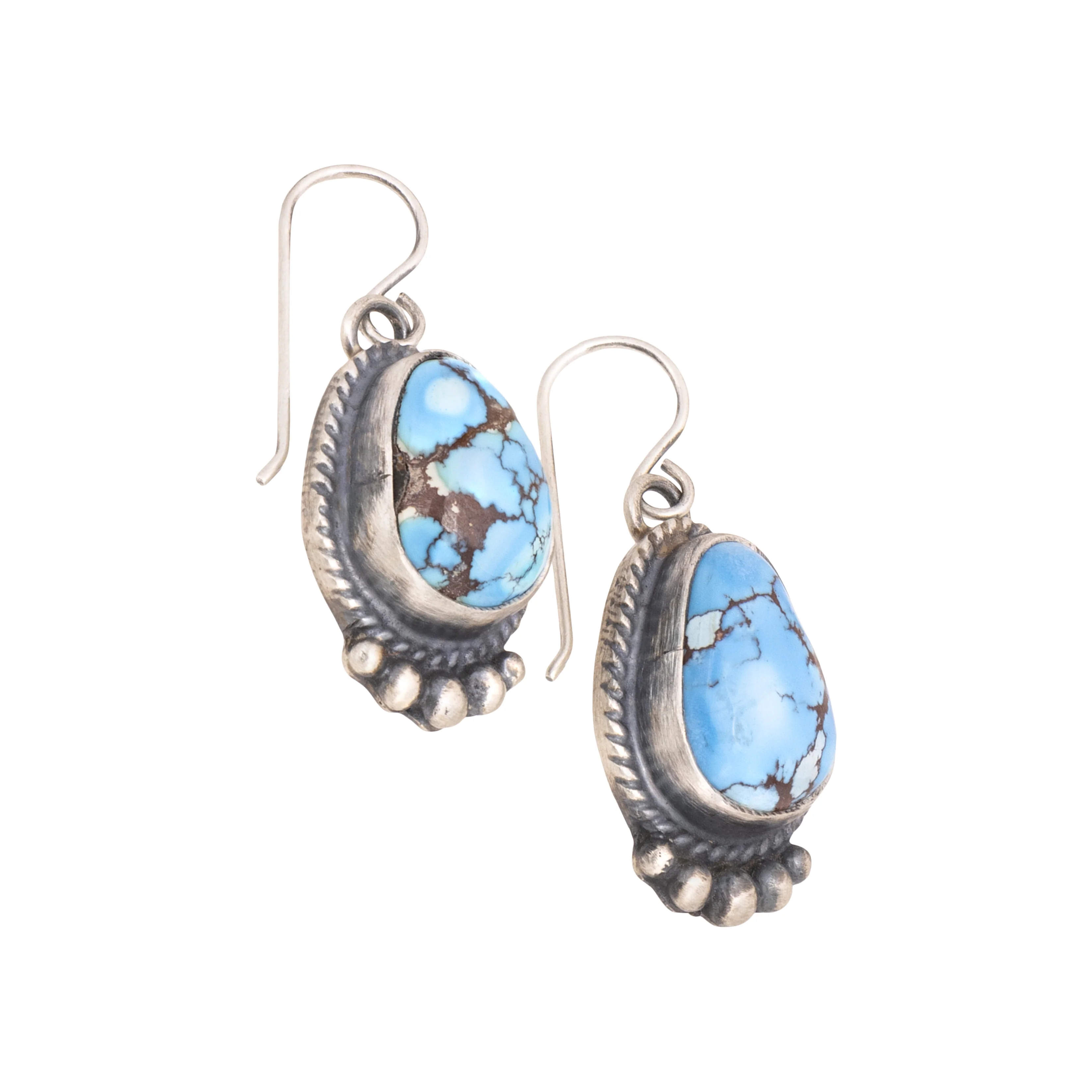 Navajo Golden Hill Turquoise Squash Blossom Set - Image 5