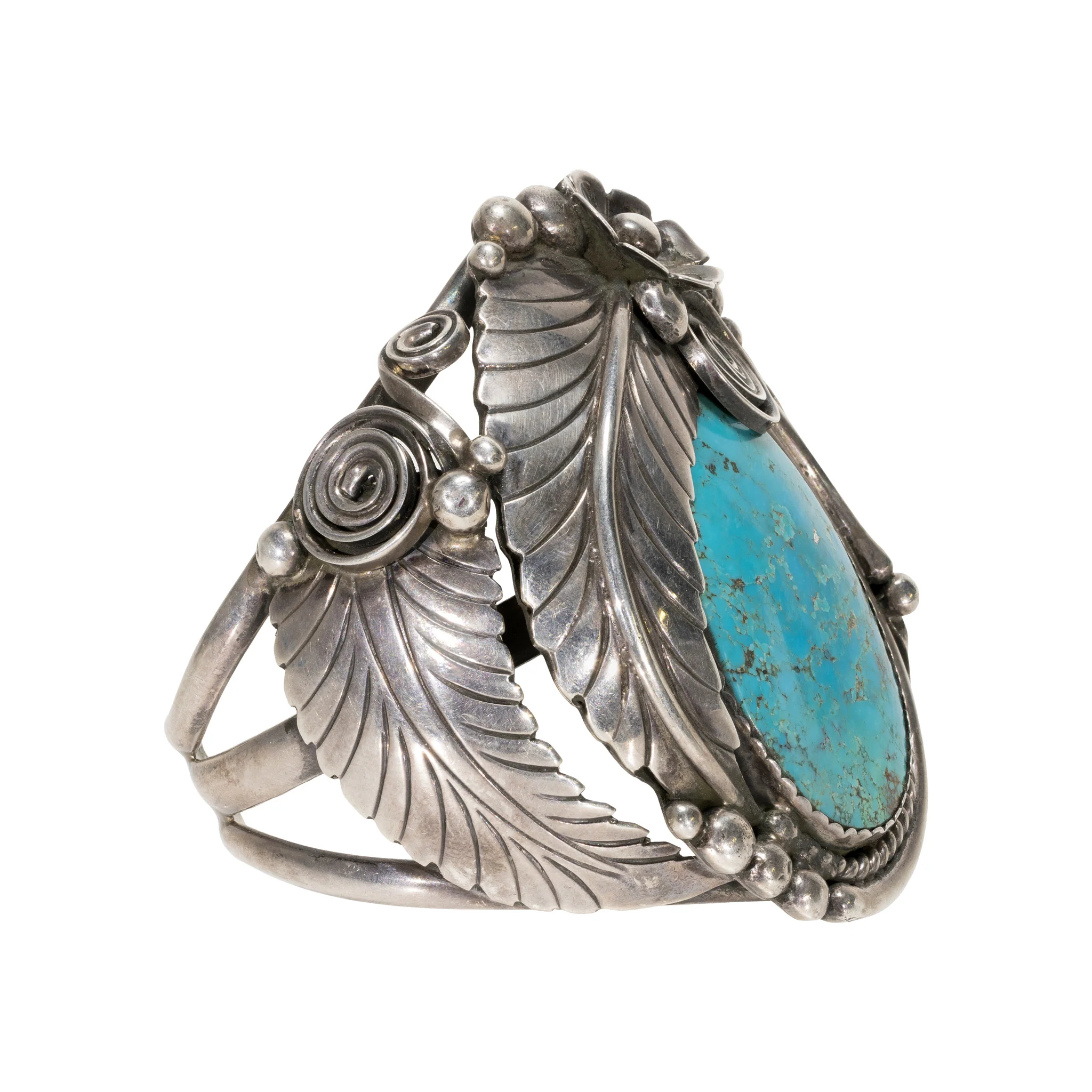 Navajo Kingman Turquoise Bracelet - Image 2