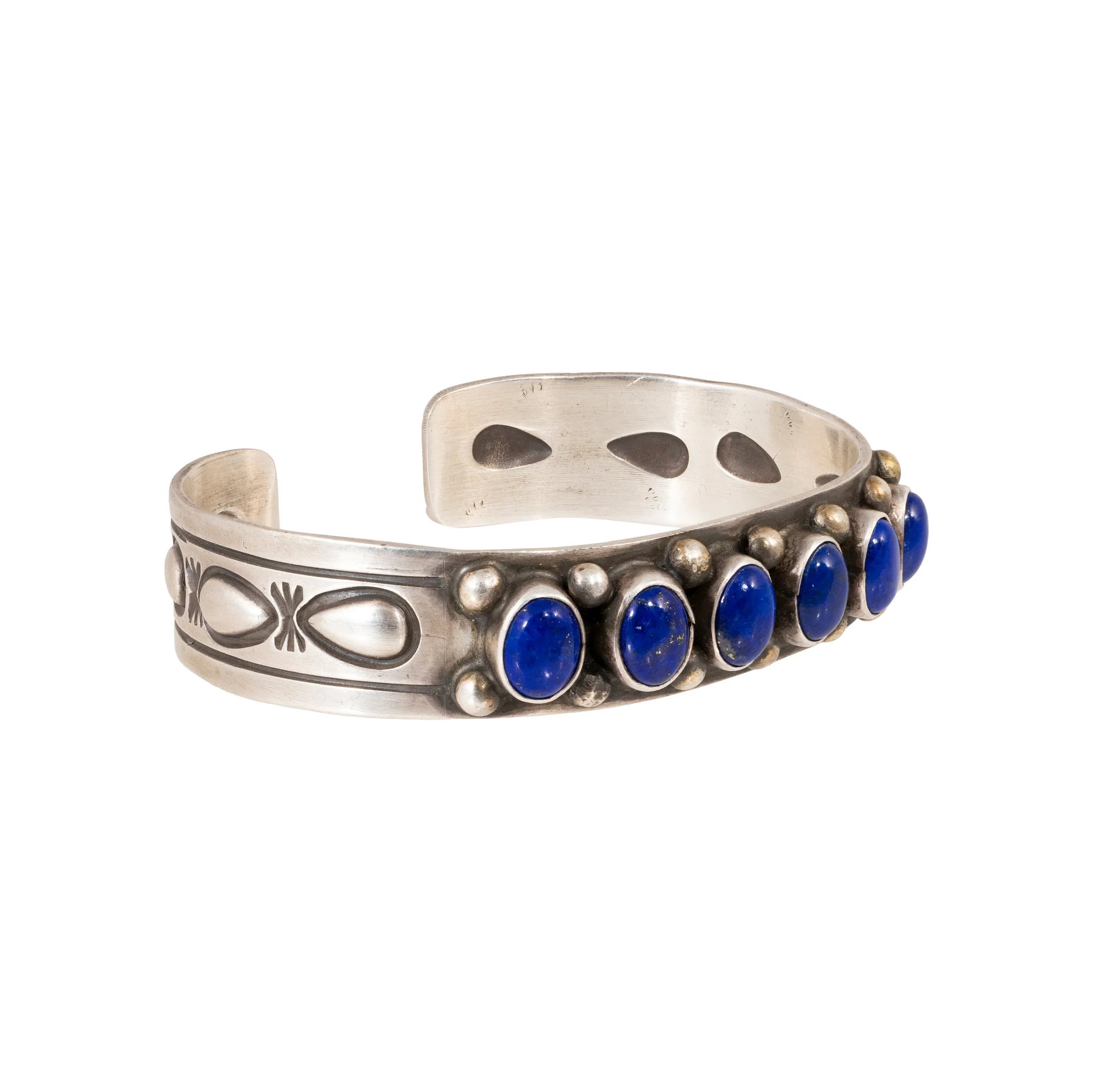 Navajo Lapis Bracelet - Image 2