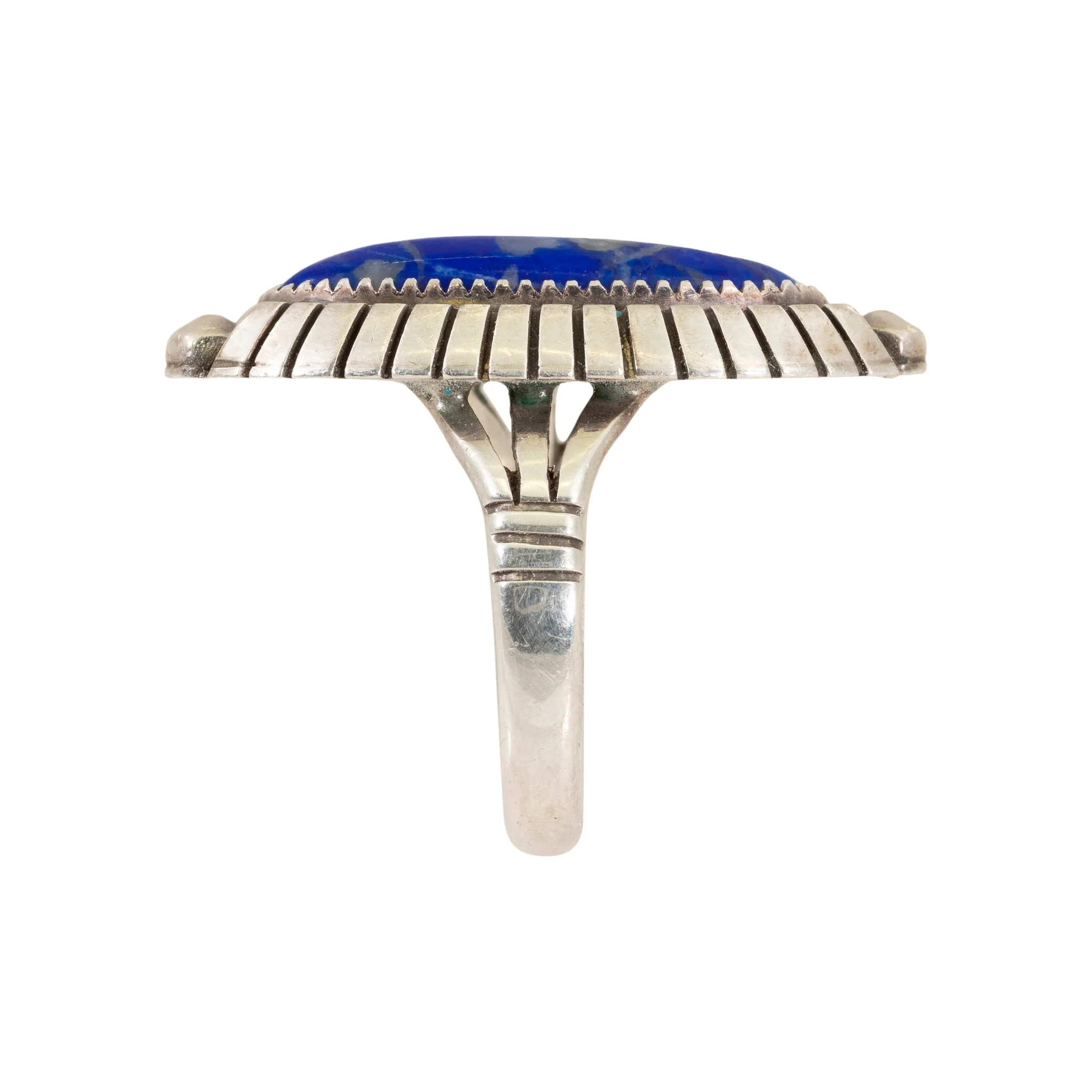 Navajo Lapis Ring - Image 4