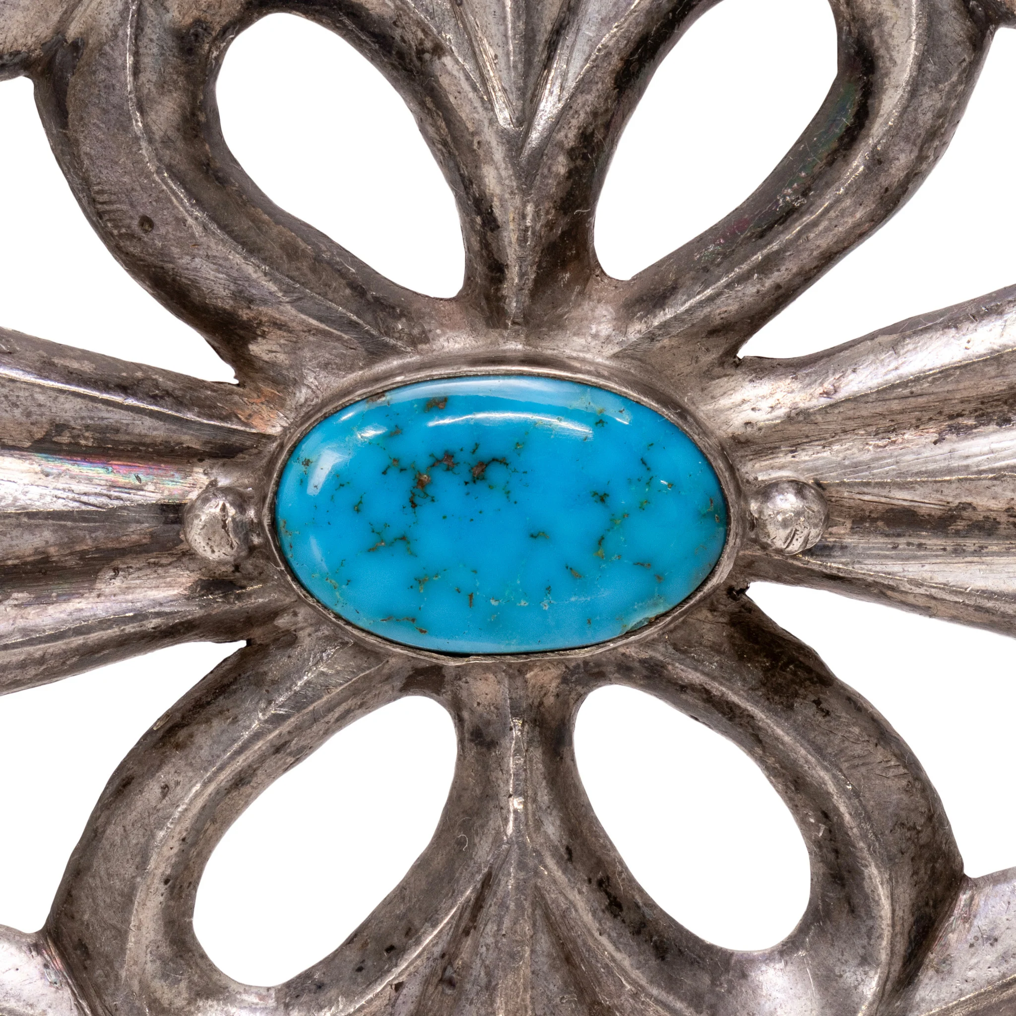 Navajo Sandcast Belt Buckle - Image 2