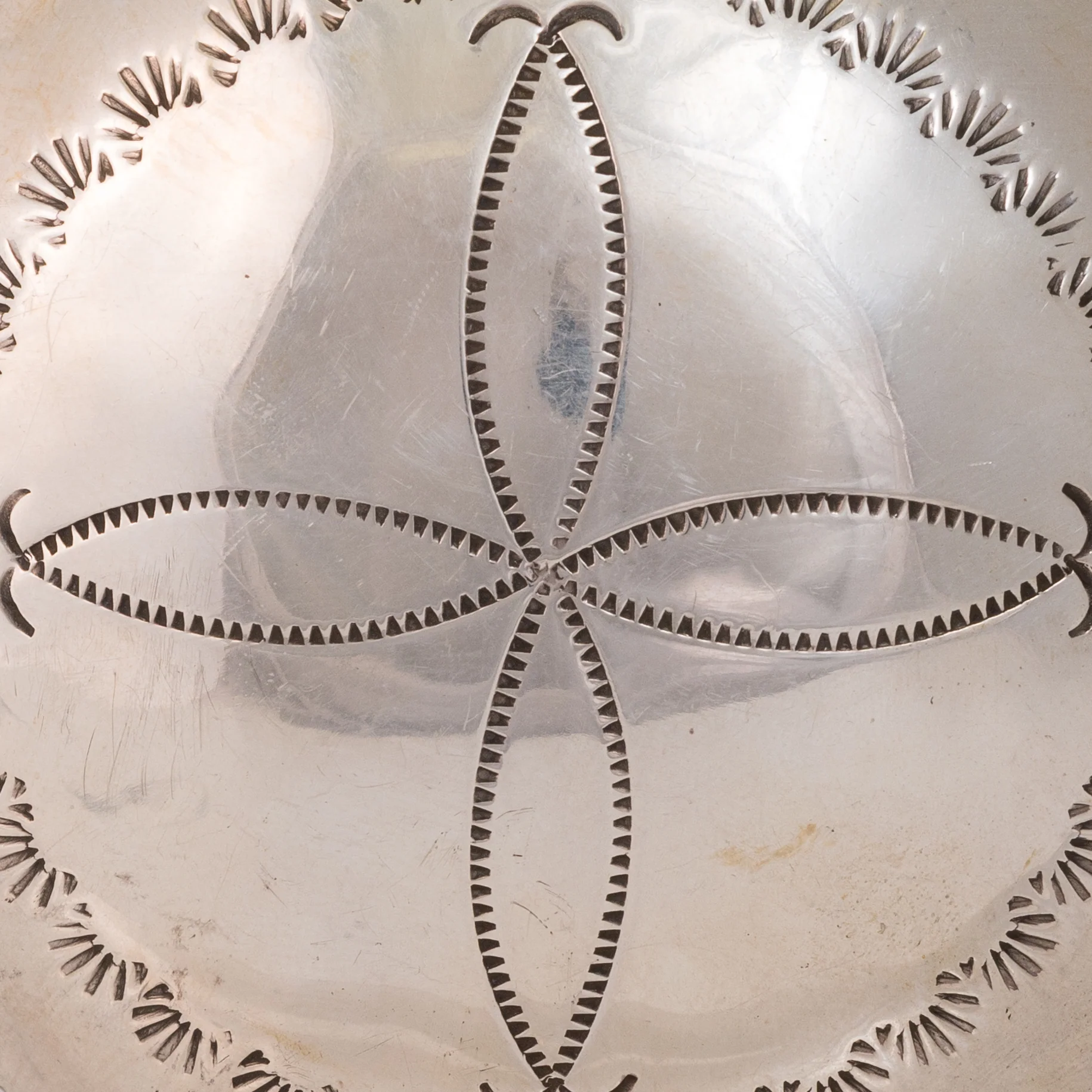 Navajo Silver Tobacco Canteen - Image 3