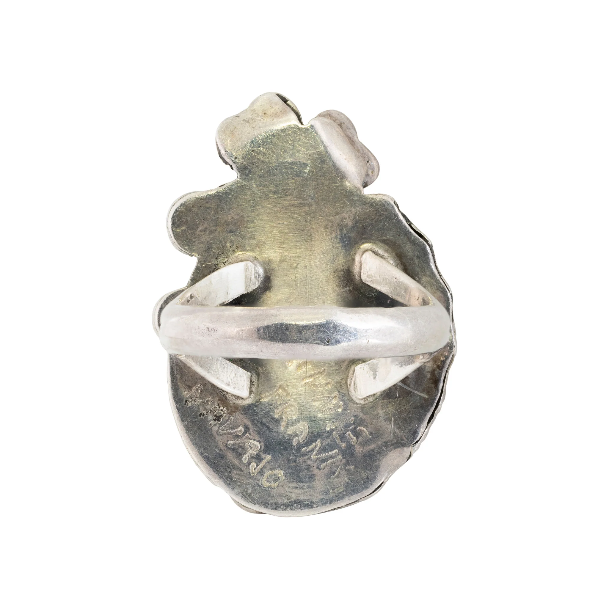 Navajo Sleeping Beauty Turquoise Ring - Image 4