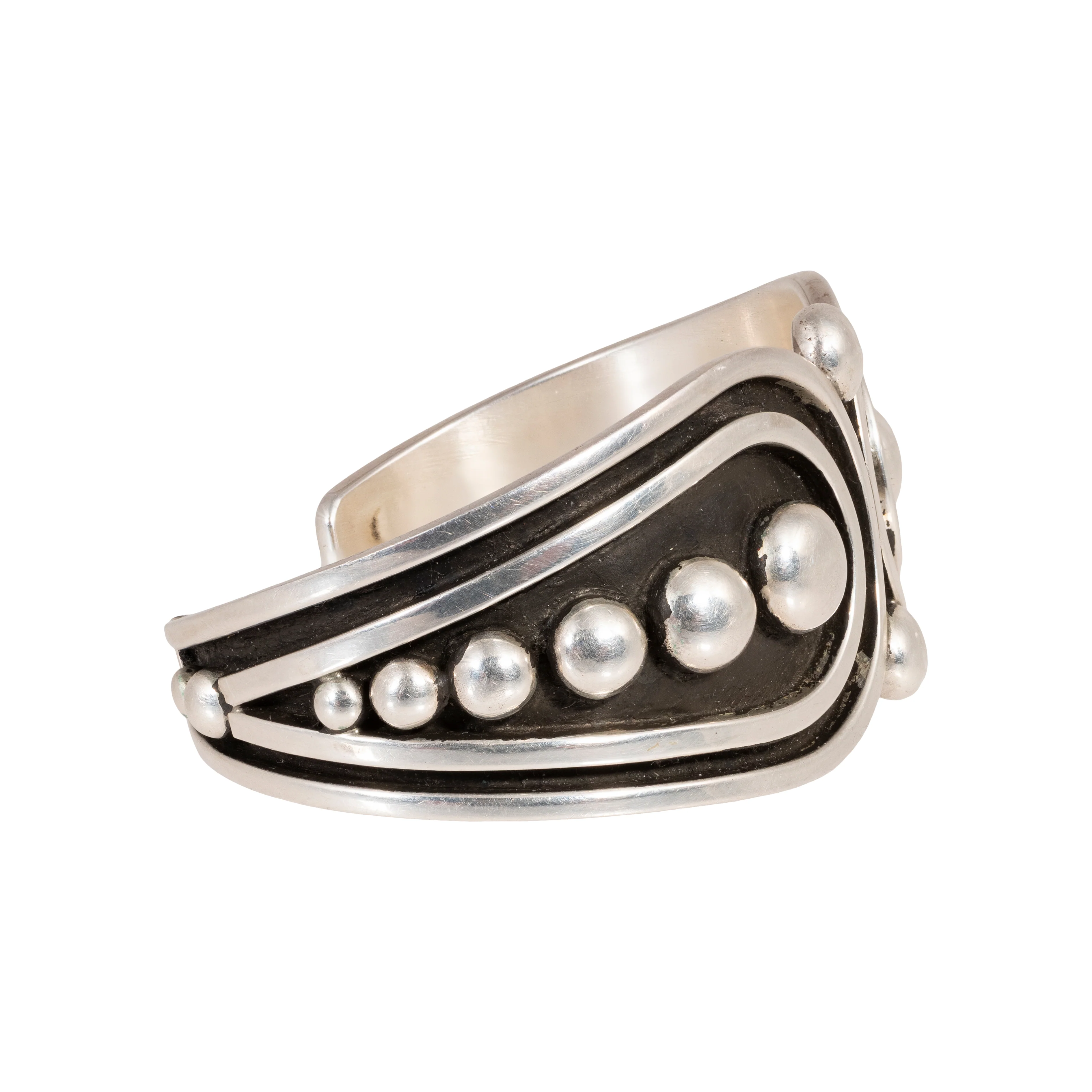Navajo Sterling Bracelet - Image 2