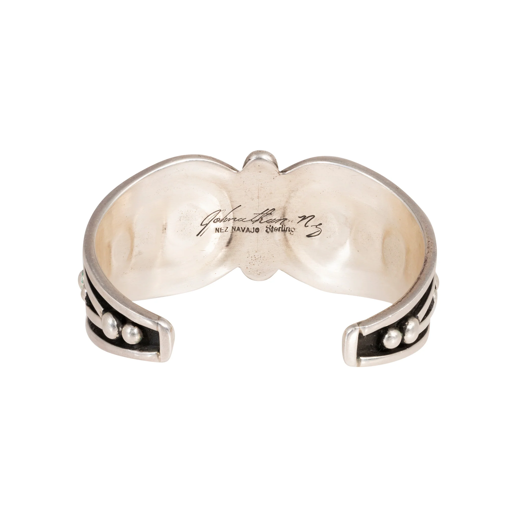 Navajo Sterling Bracelet - Image 3