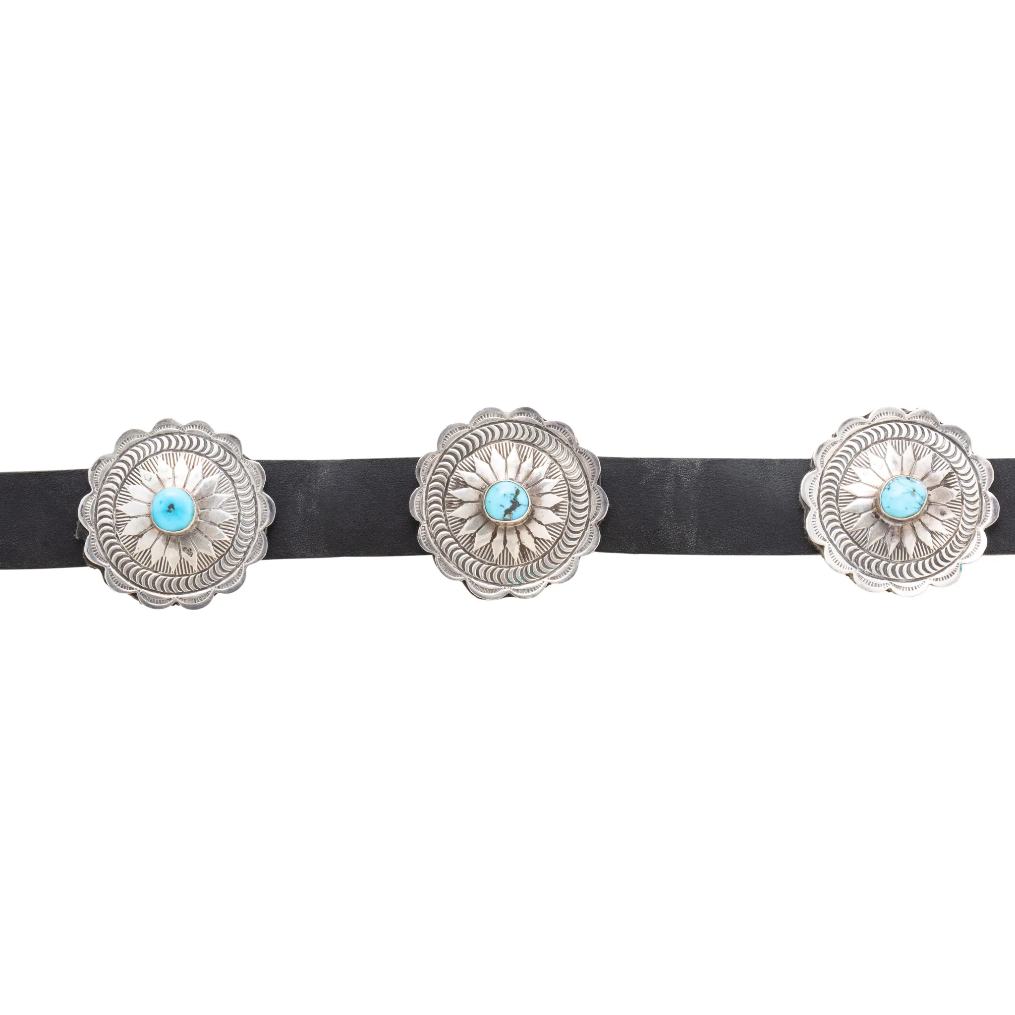 Navajo Turquoise Concho Belt - Image 5