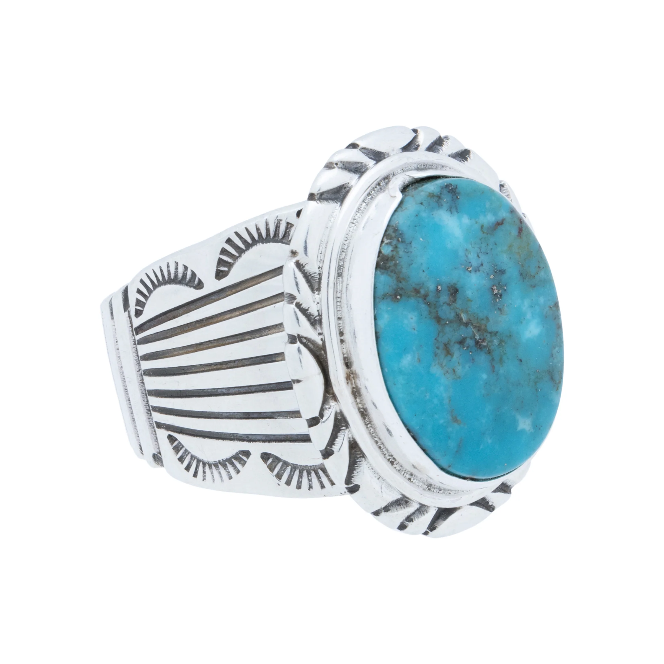 Navajo Turquoise Ring - Image 2