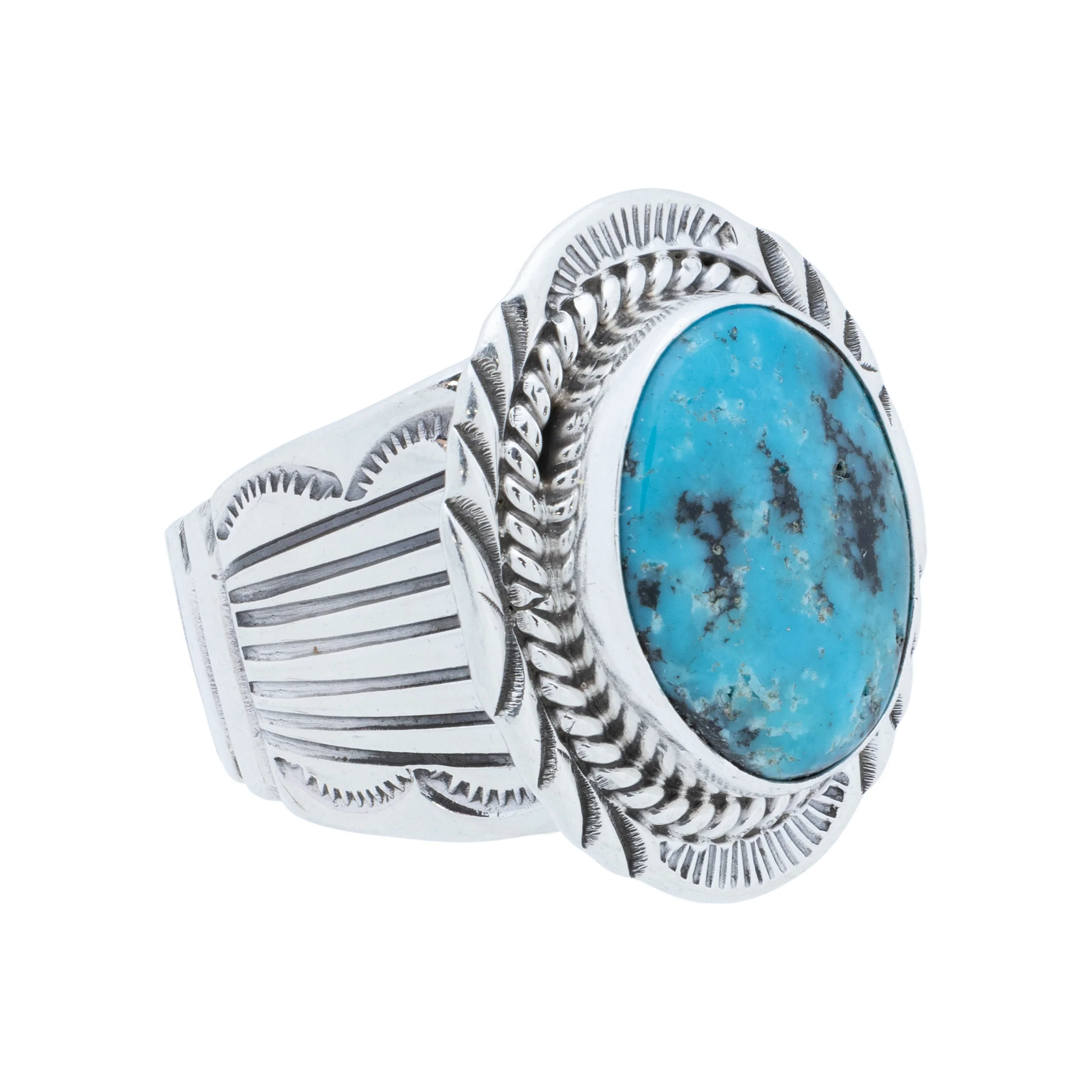 Navajo Turquoise Ring - Image 2