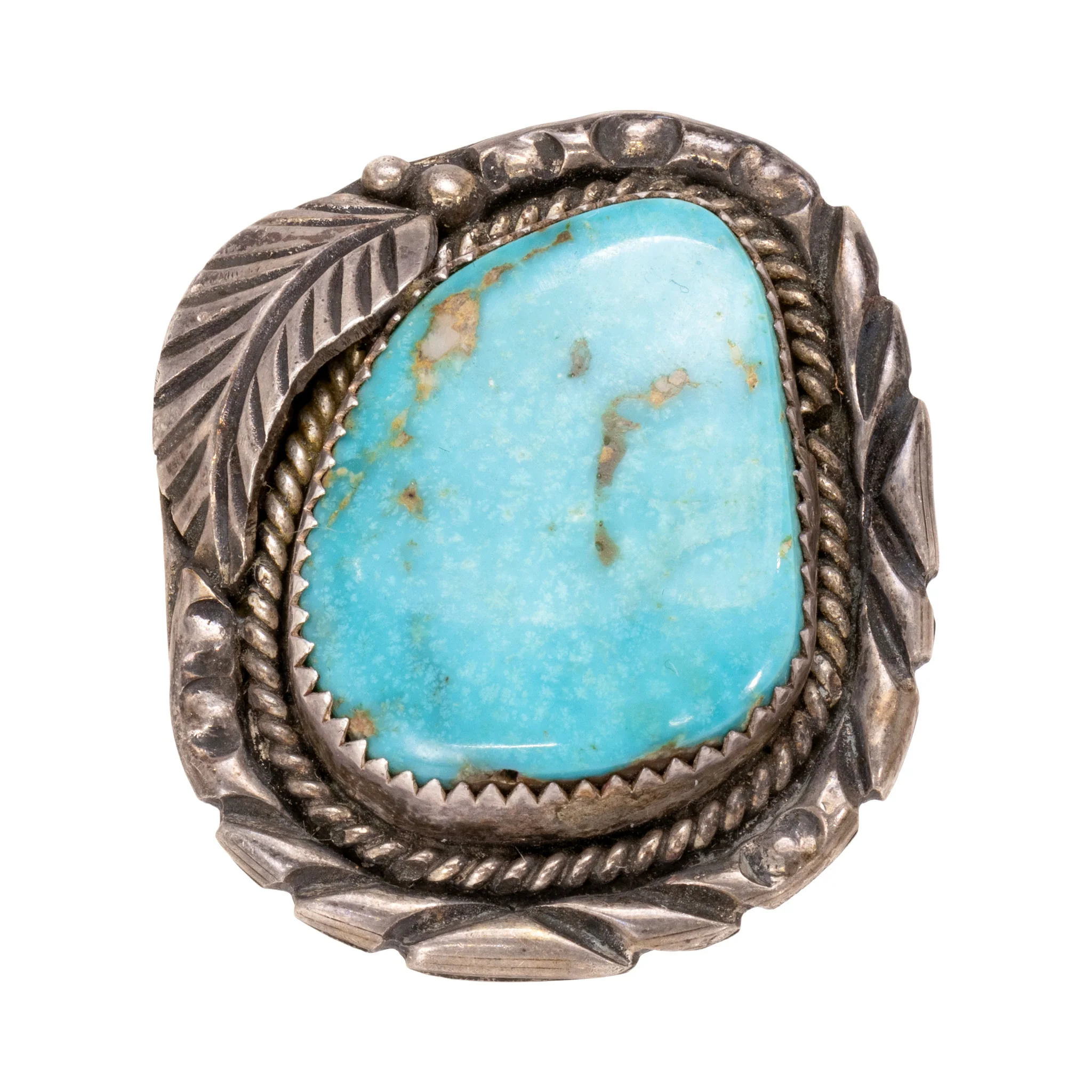 Navajo Turquoise Ring - Image 2