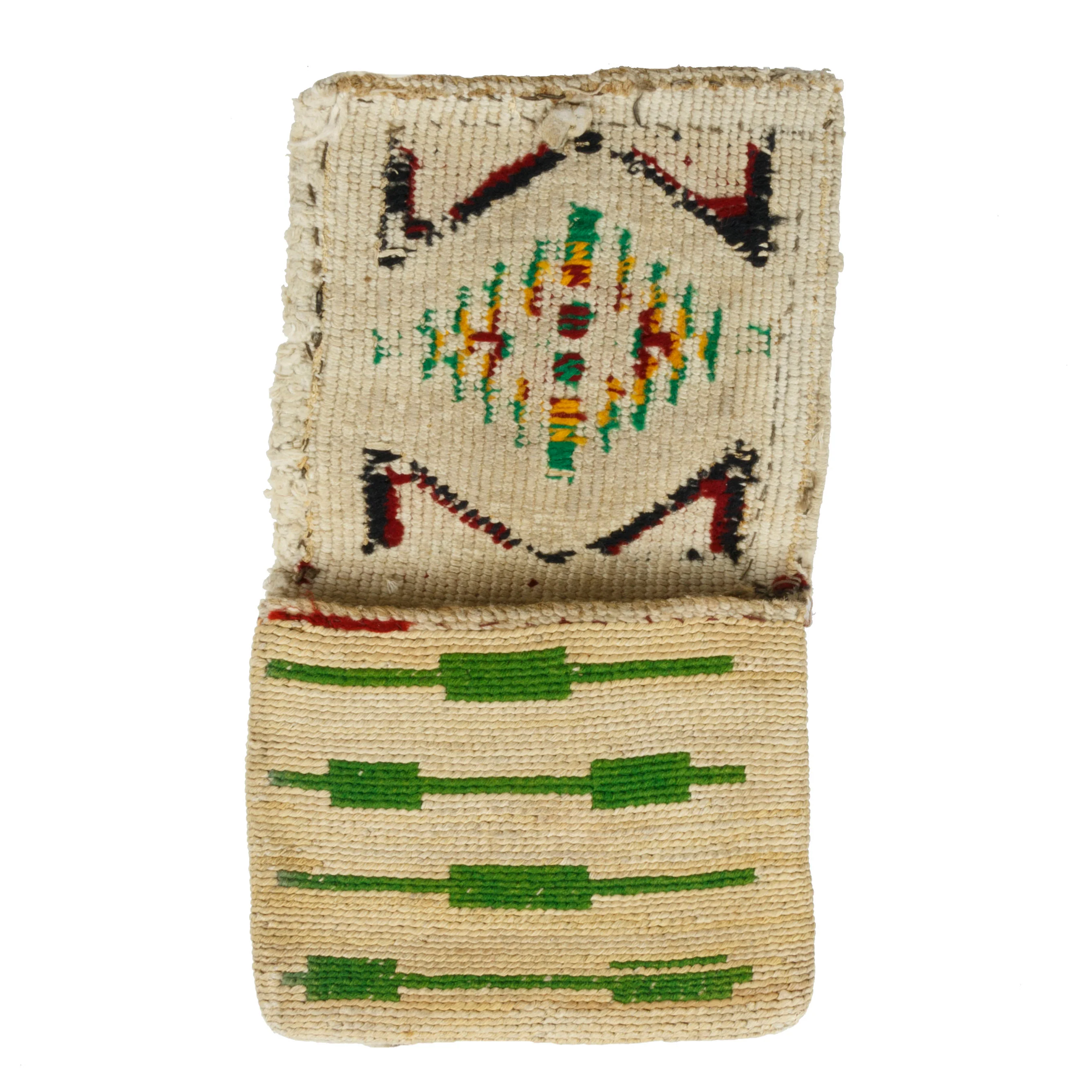 Nez Perce Corn Husk Flap Pouch - Image 2