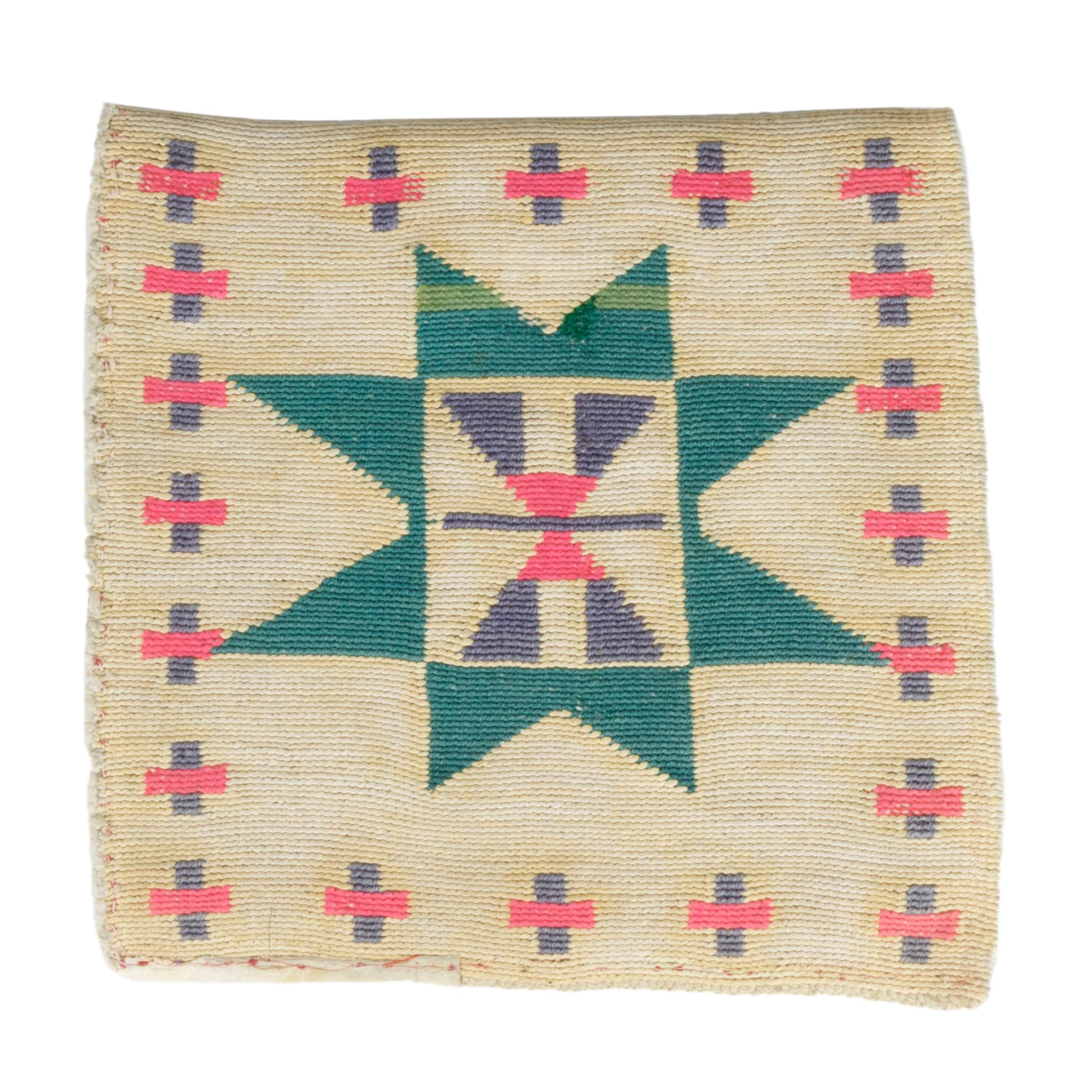 Nez Perce Corn Husk Flap Pouch