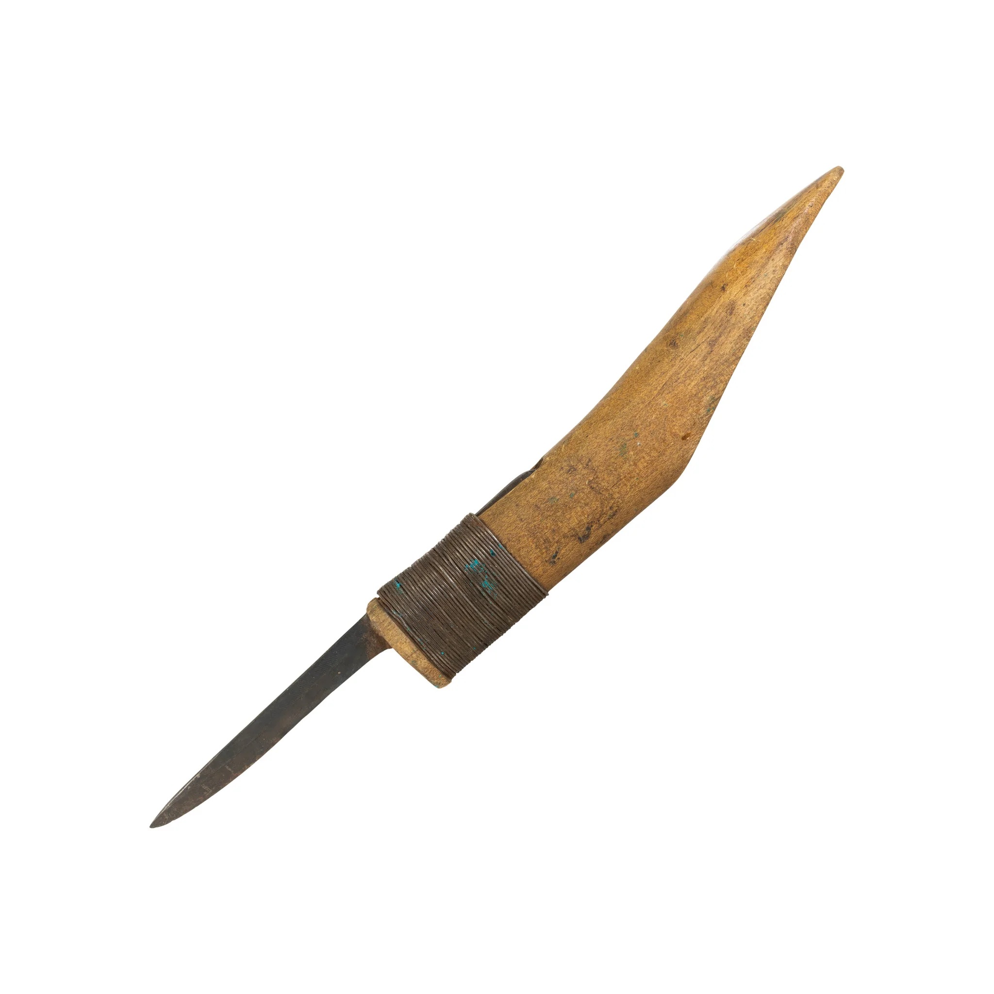 Northeast Wood Handle Crooked Knife - Image 2