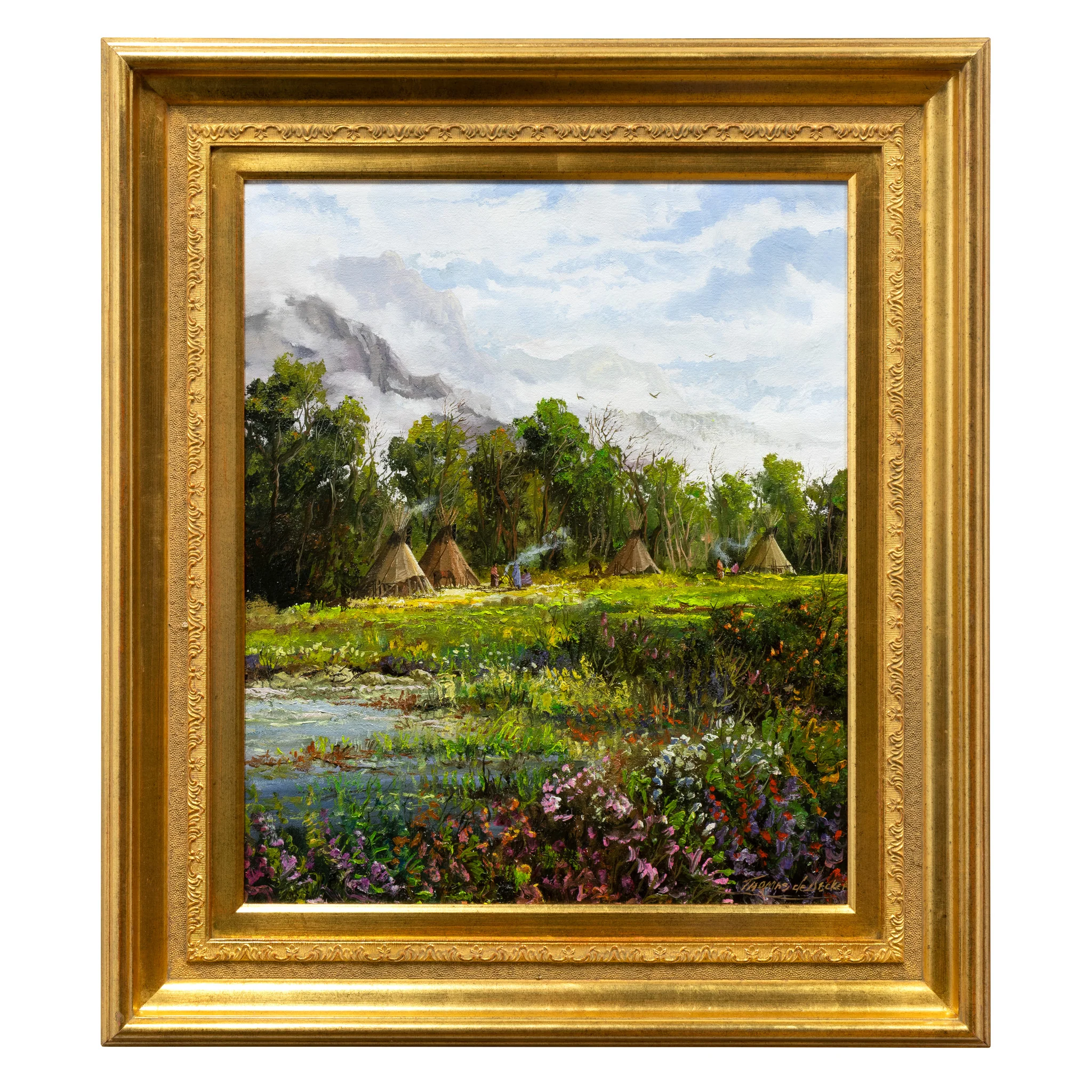 Northern Plains Encampment by Thomas deDecker - Image 2