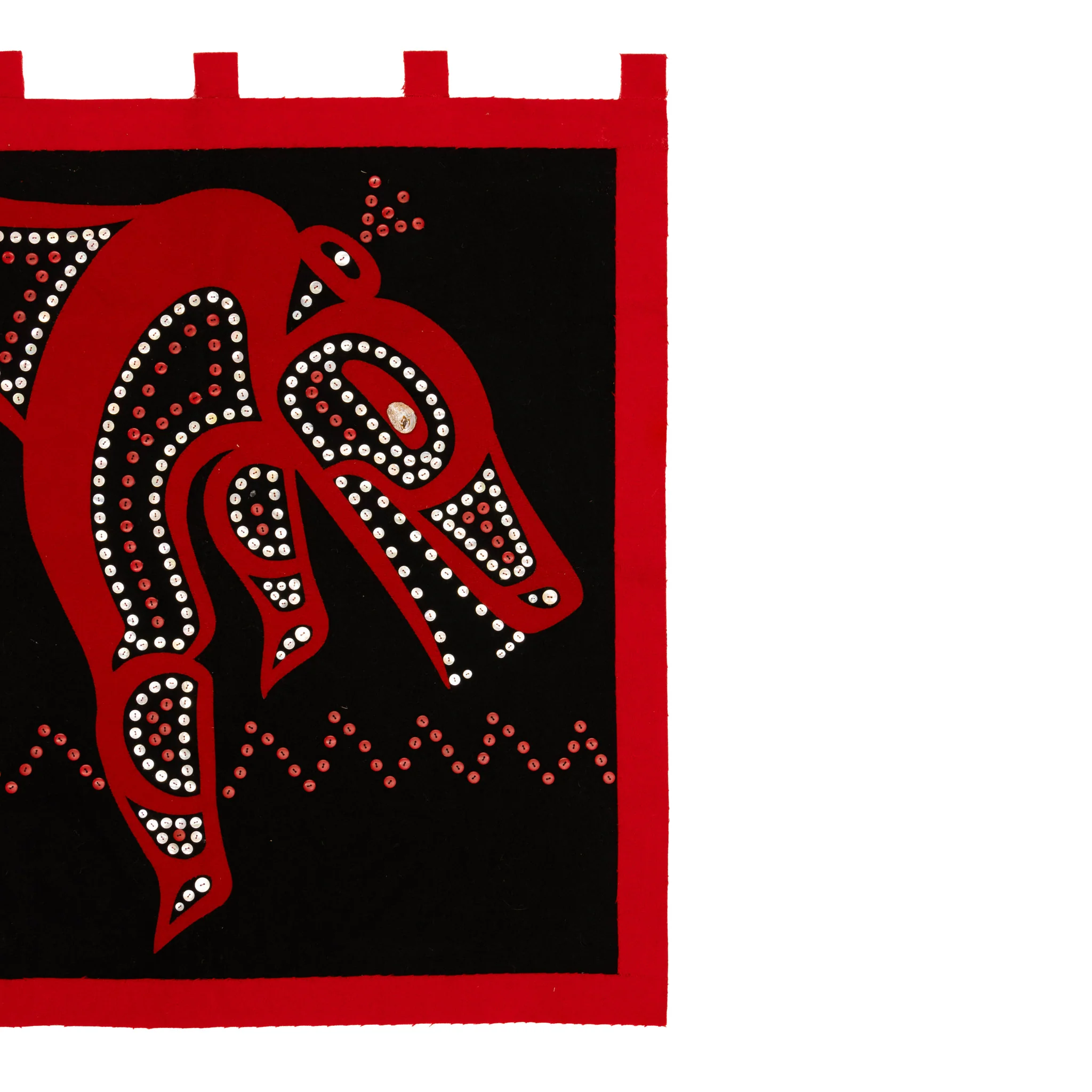 Northwest Coast Killer Whale Button Blanket - Image 3