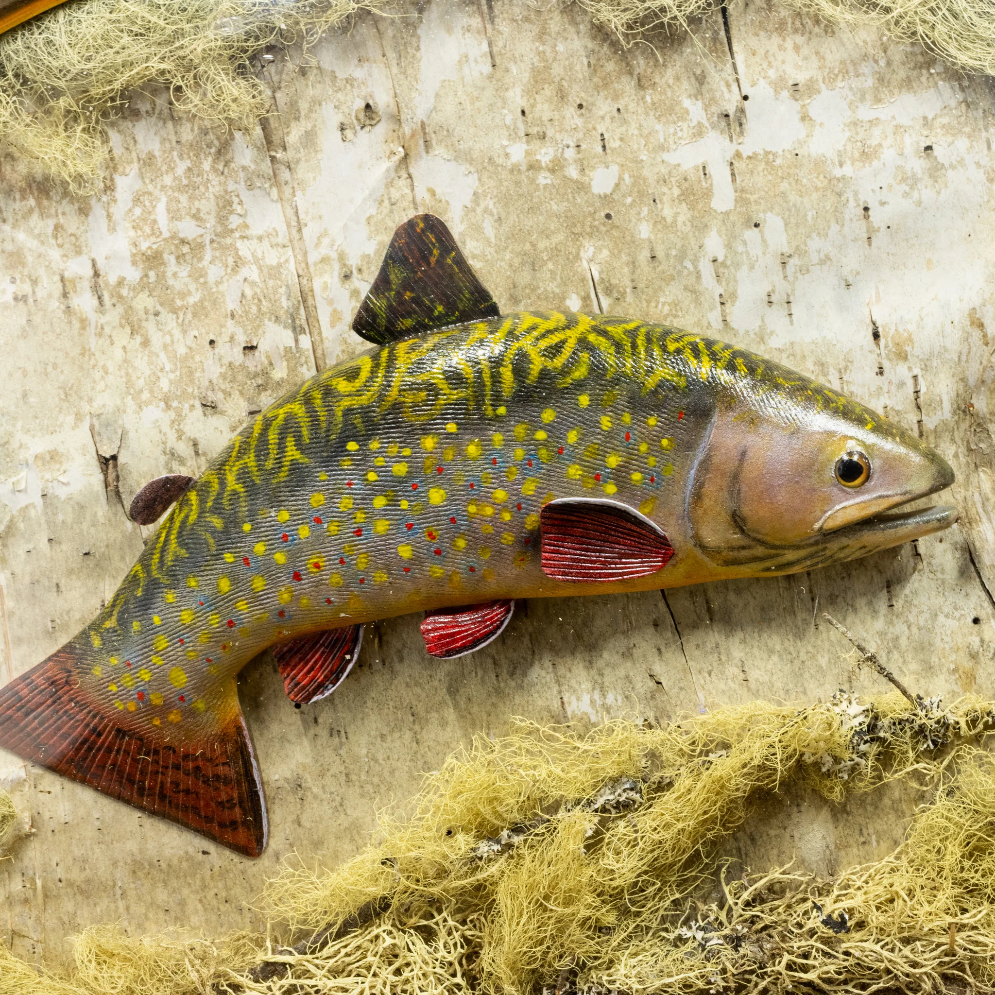 Paul Harrison Carved and Painted Trout - Image 2