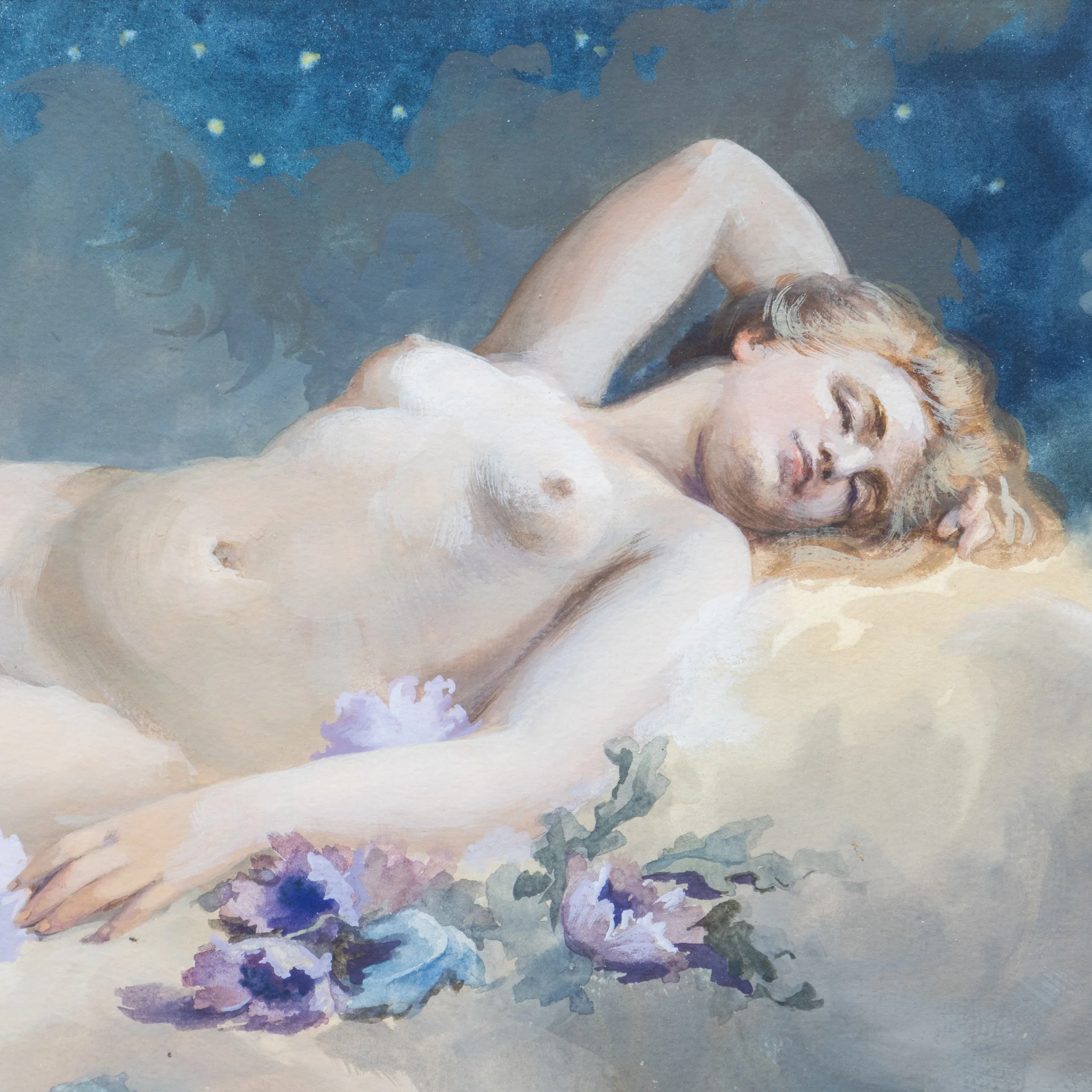 "Reclining Nude" by Andrew P. Hill - Image 3