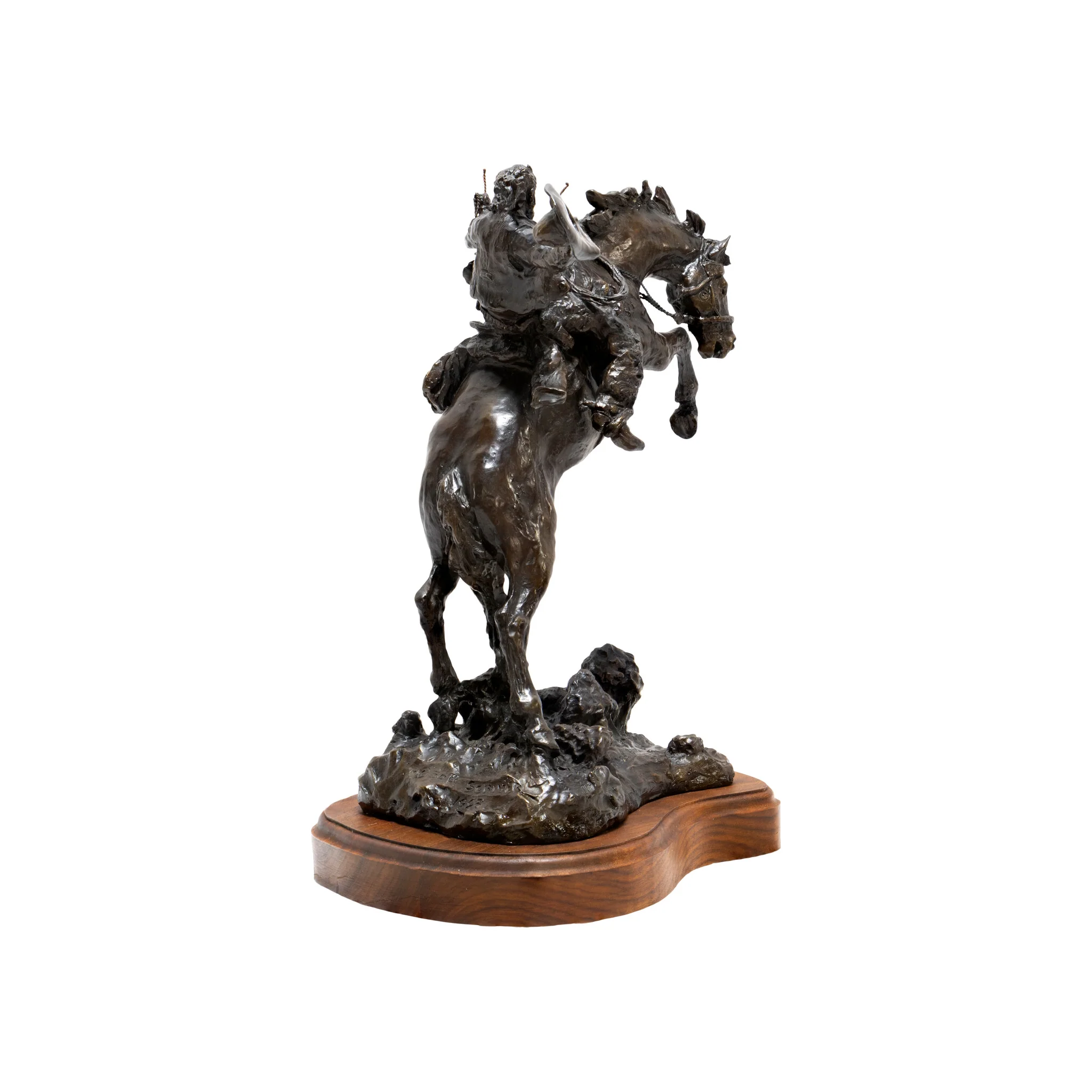 "Sagebrush Bronc" by Robert Scriver - Image 3