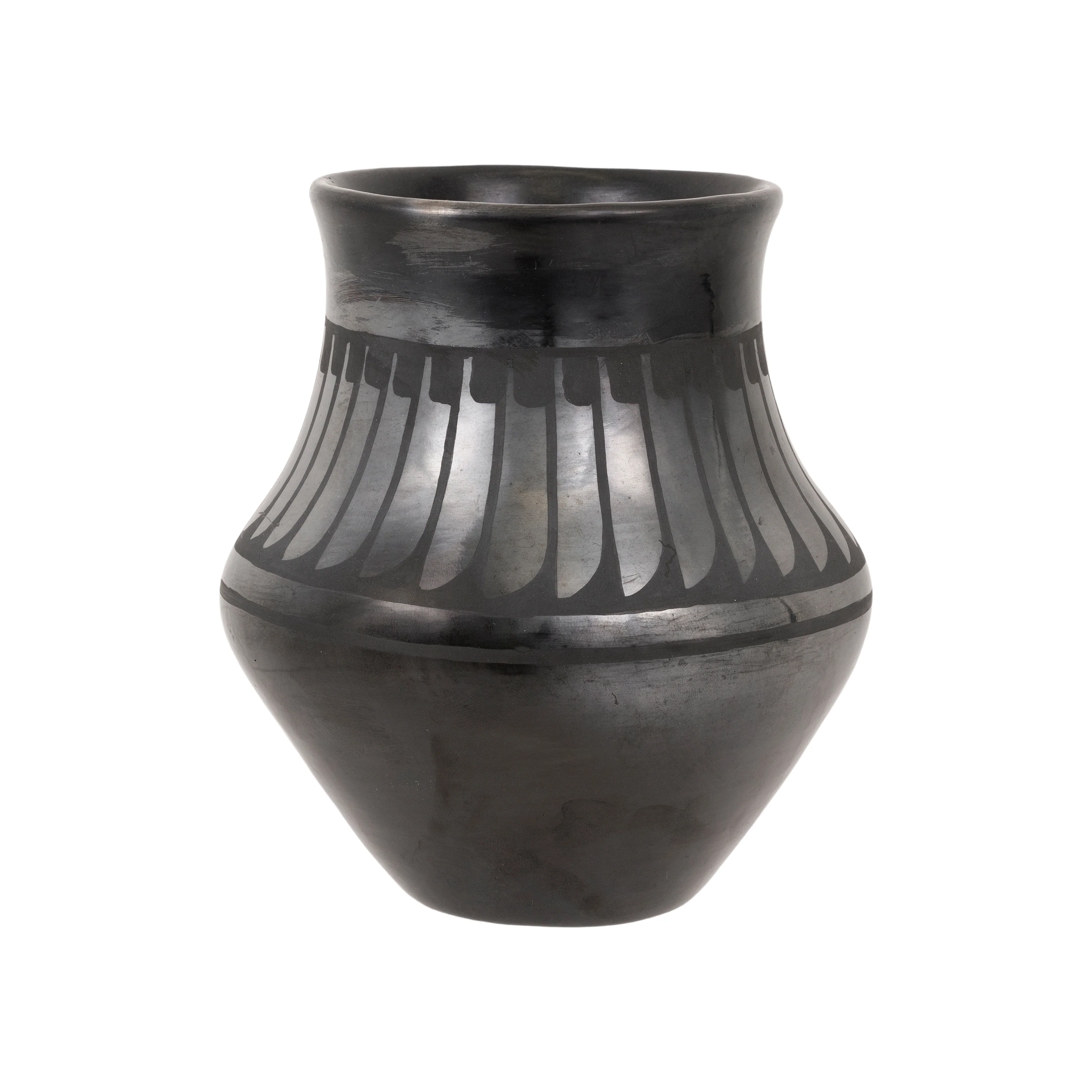 Santana and Adam Martinez Black Ware Jar - Image 2