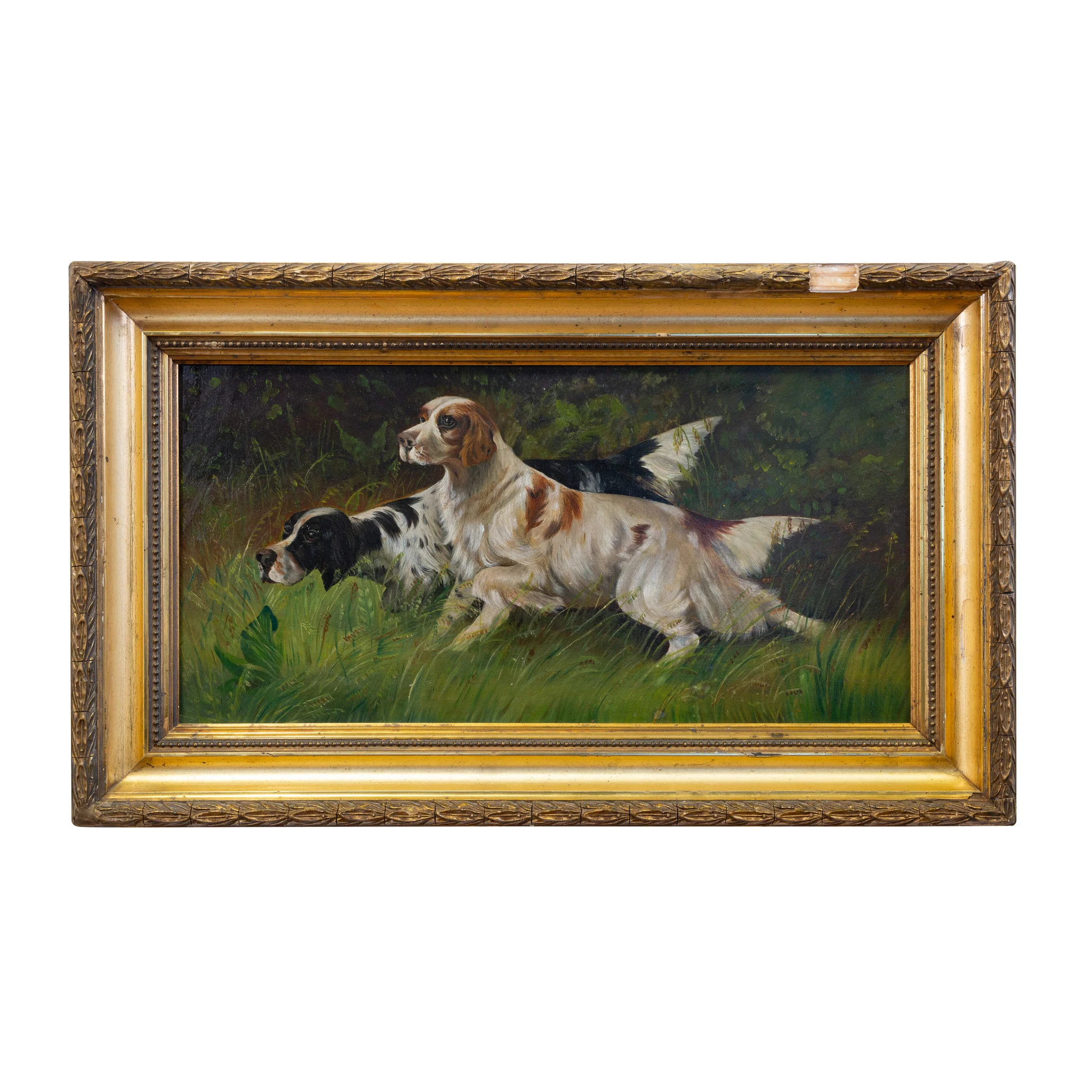 "Setters Afield" Oil Painting - Image 2