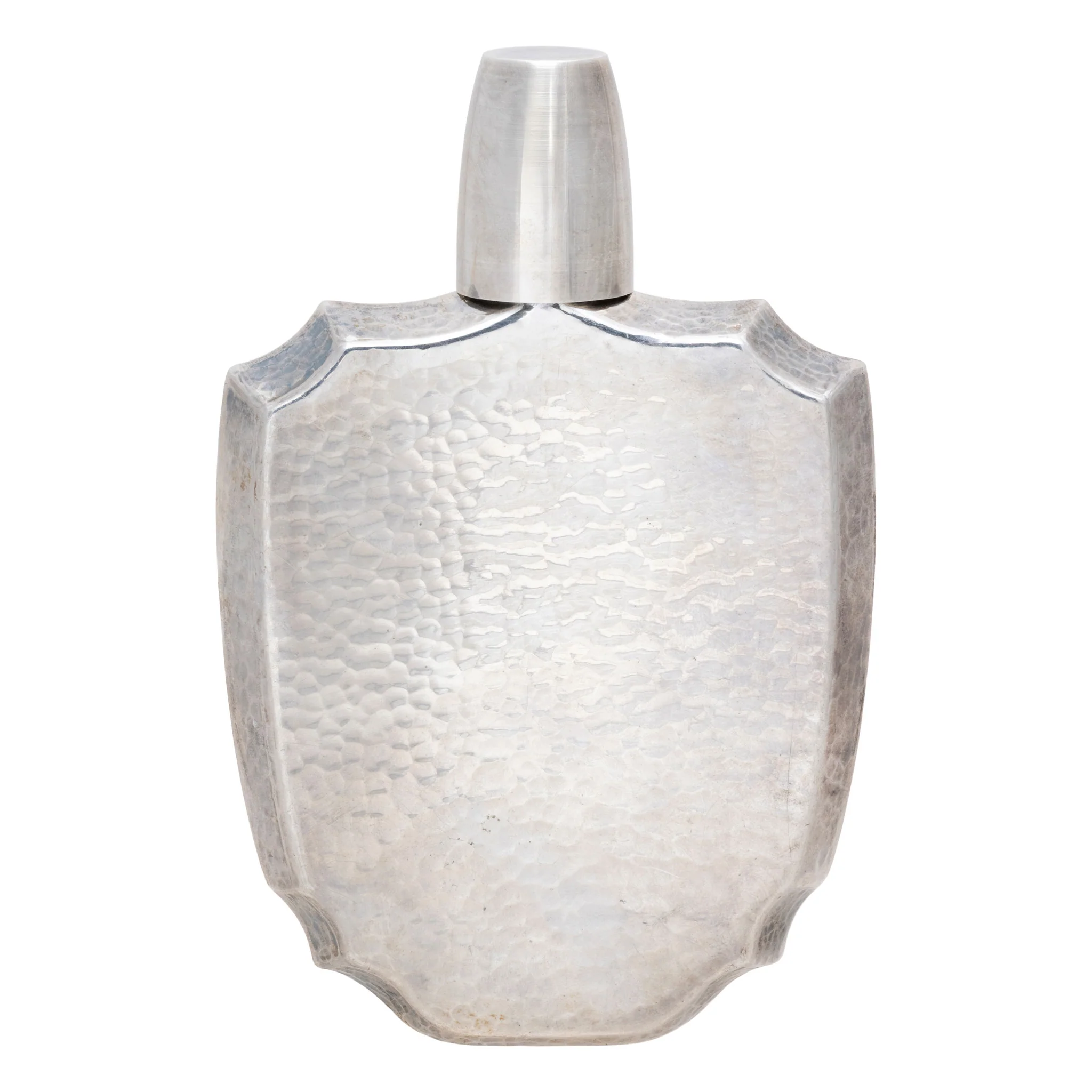 Silver Hammered Shield Flask - Image 2