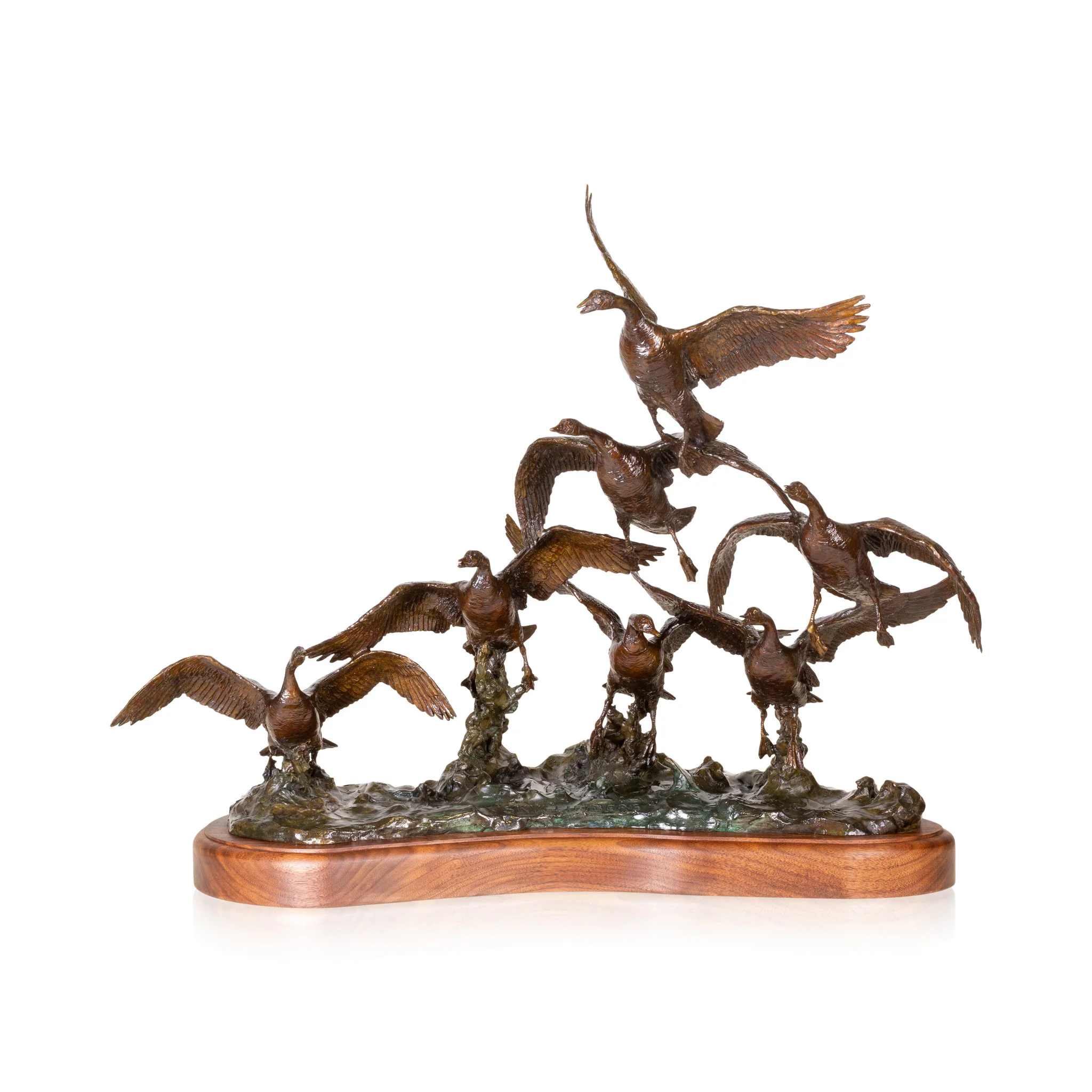 "Sky Climbers" Bronze by Robert Scriver