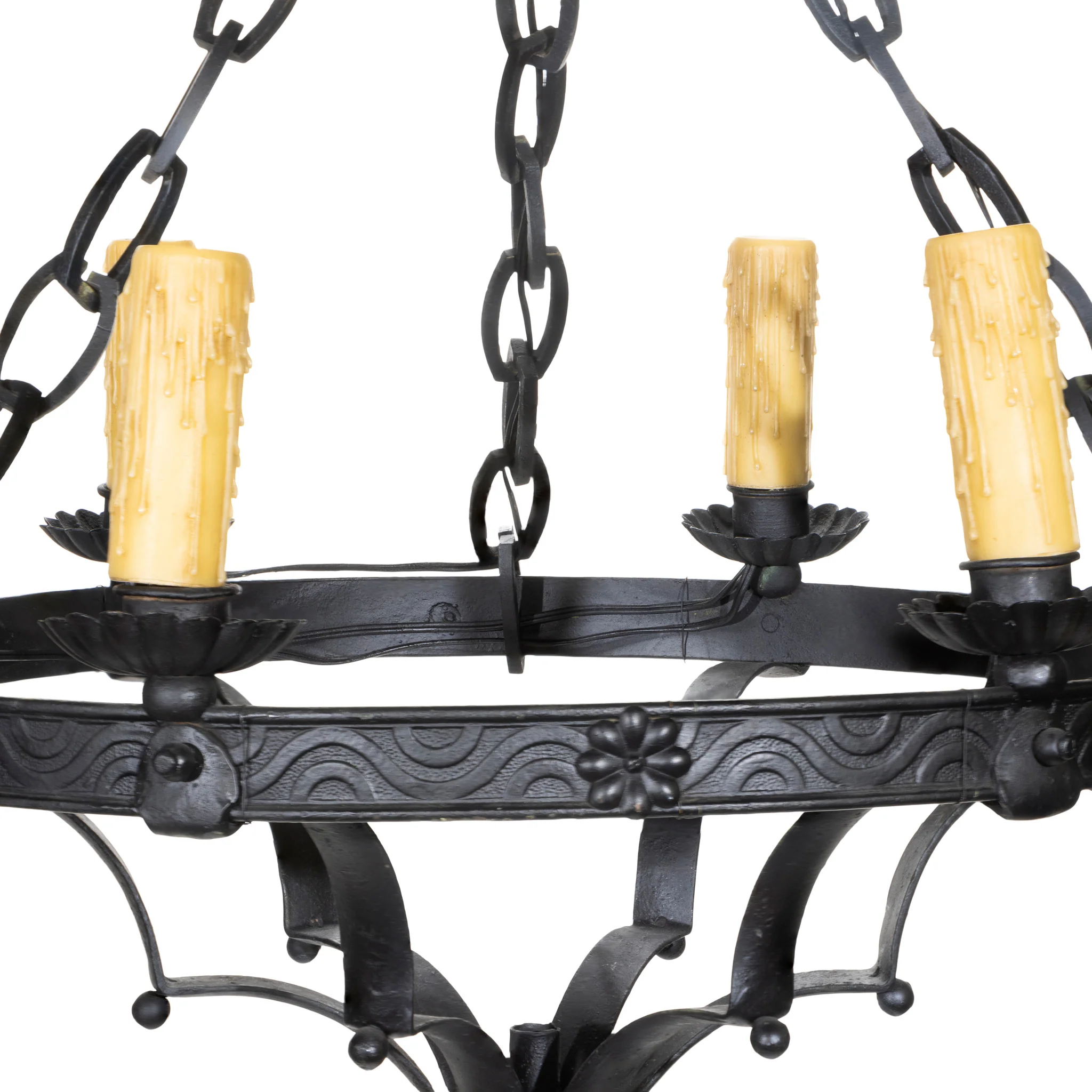 Spanish Revival Chandelier - Image 3