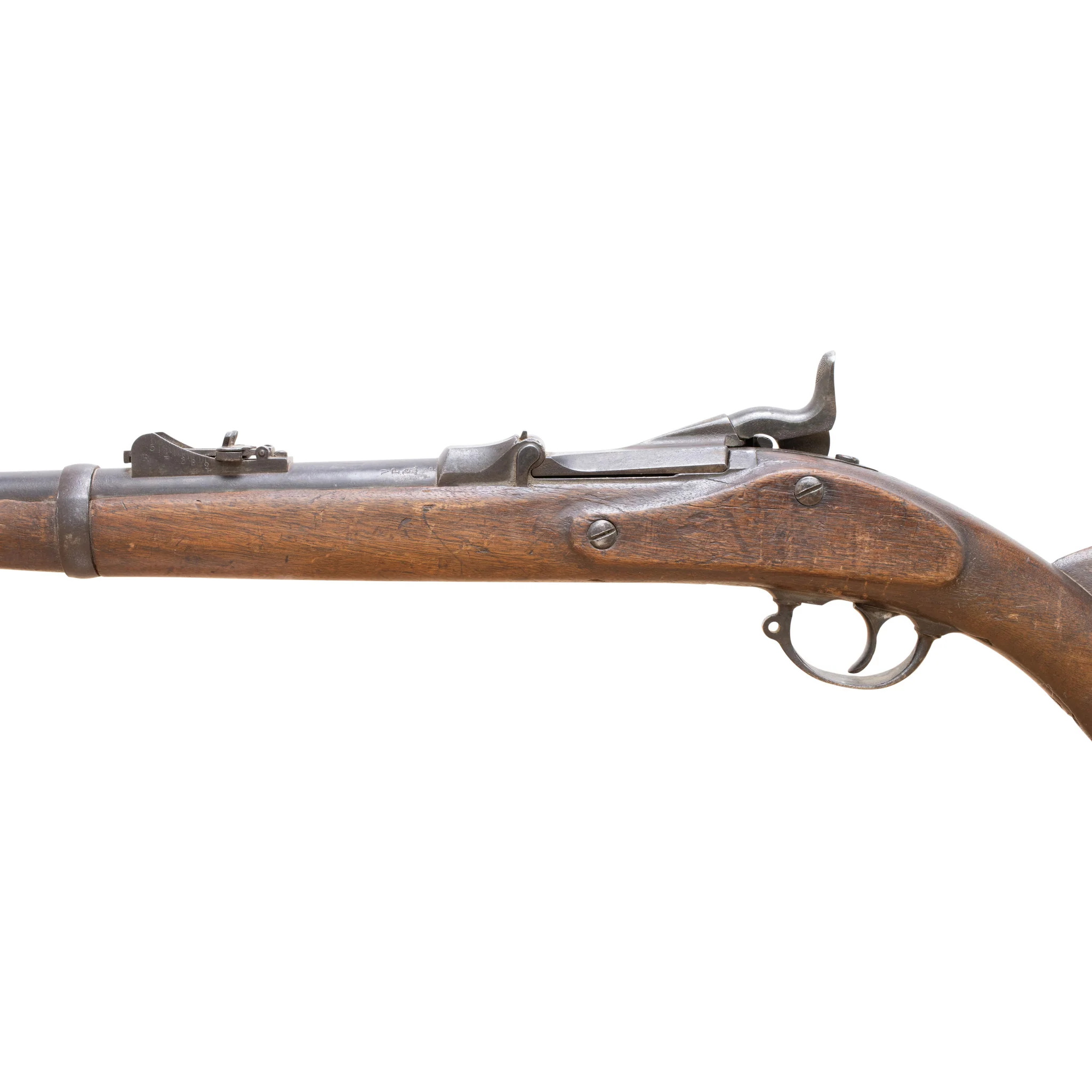 Sporterized Springfield Model 1873 Trapdoor Rifle - Image 5