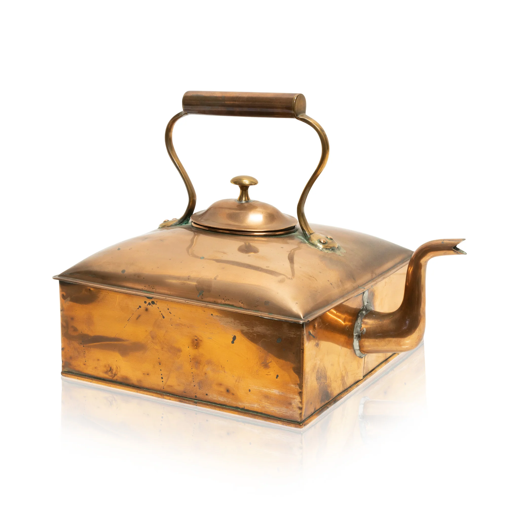Square Copper Kettle