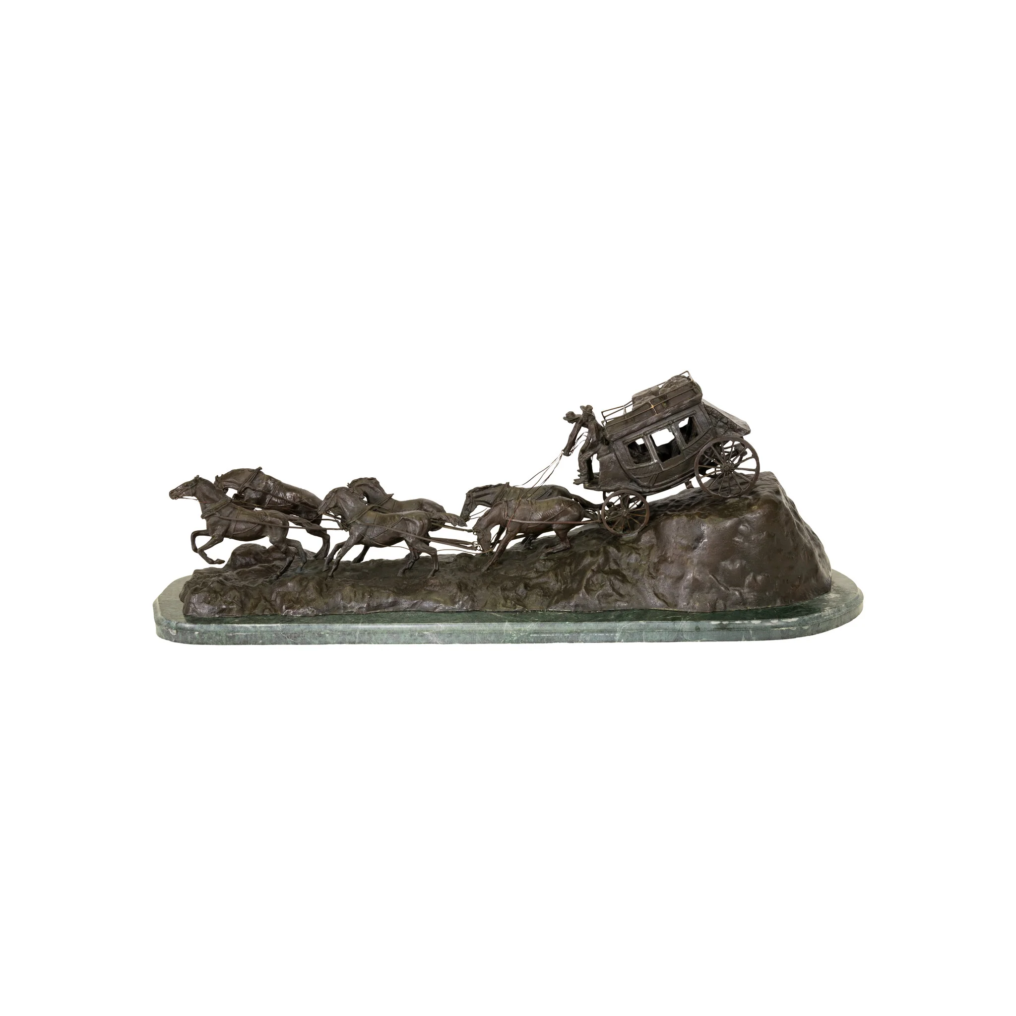 Stagecoach by Charles Russell - Image 2