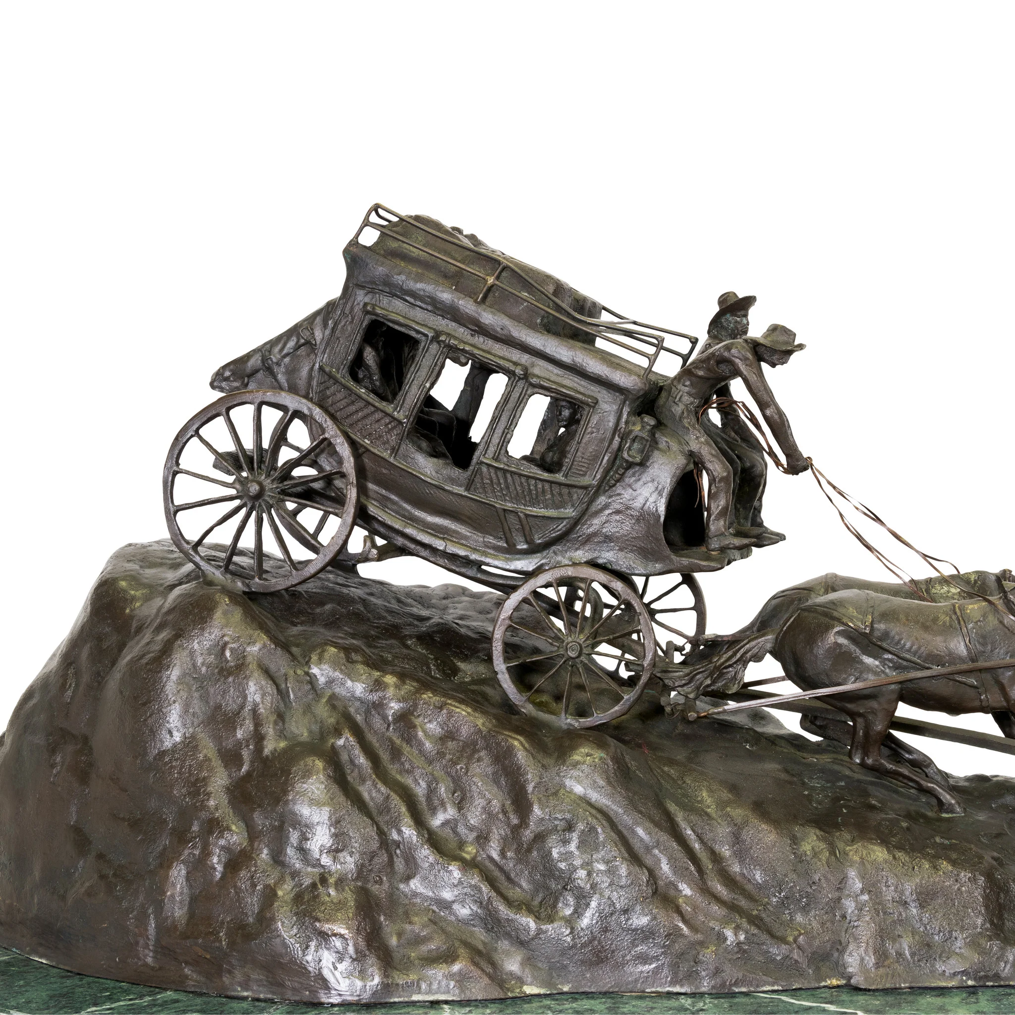 Stagecoach by Charles Russell - Image 3