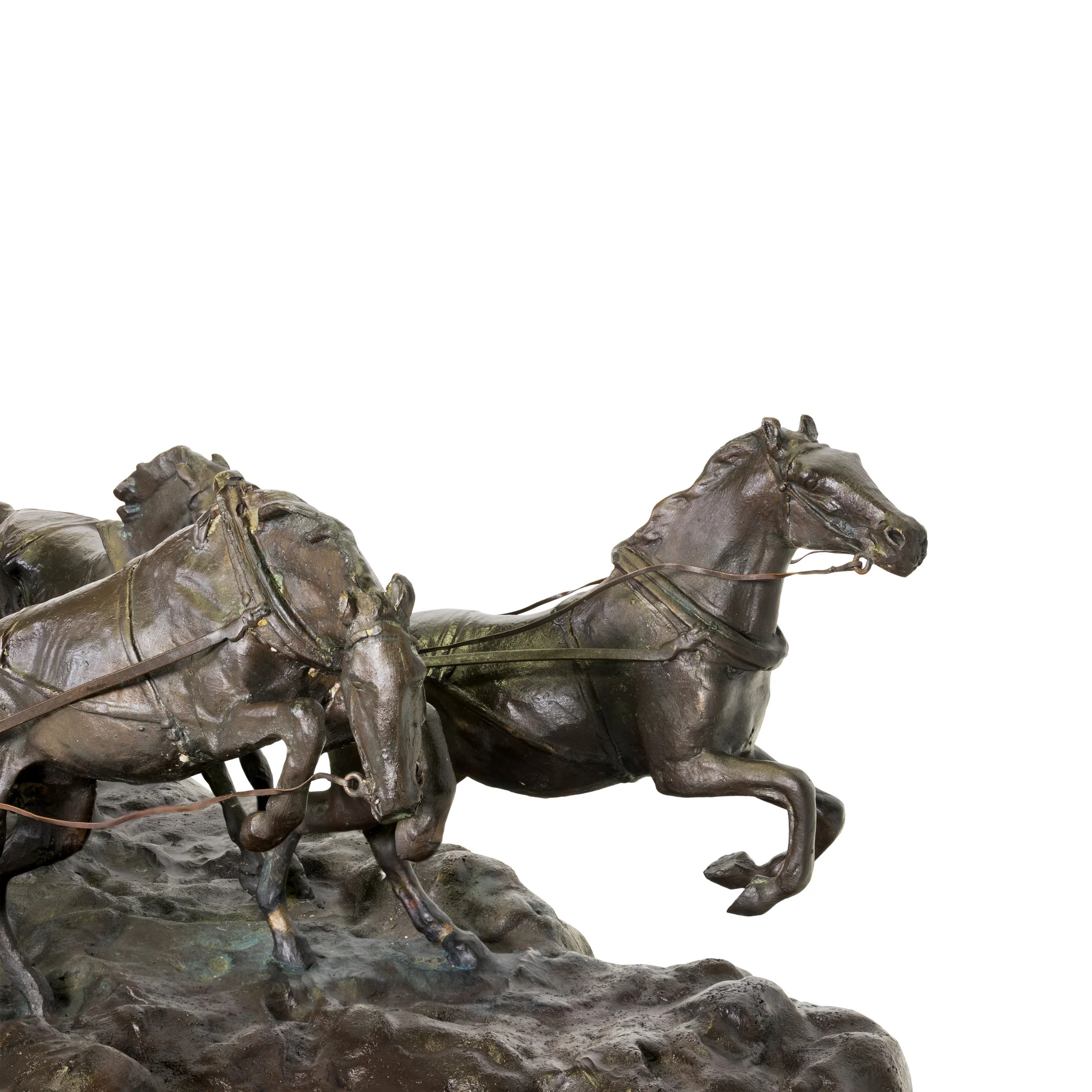 Stagecoach by Charles Russell - Image 6