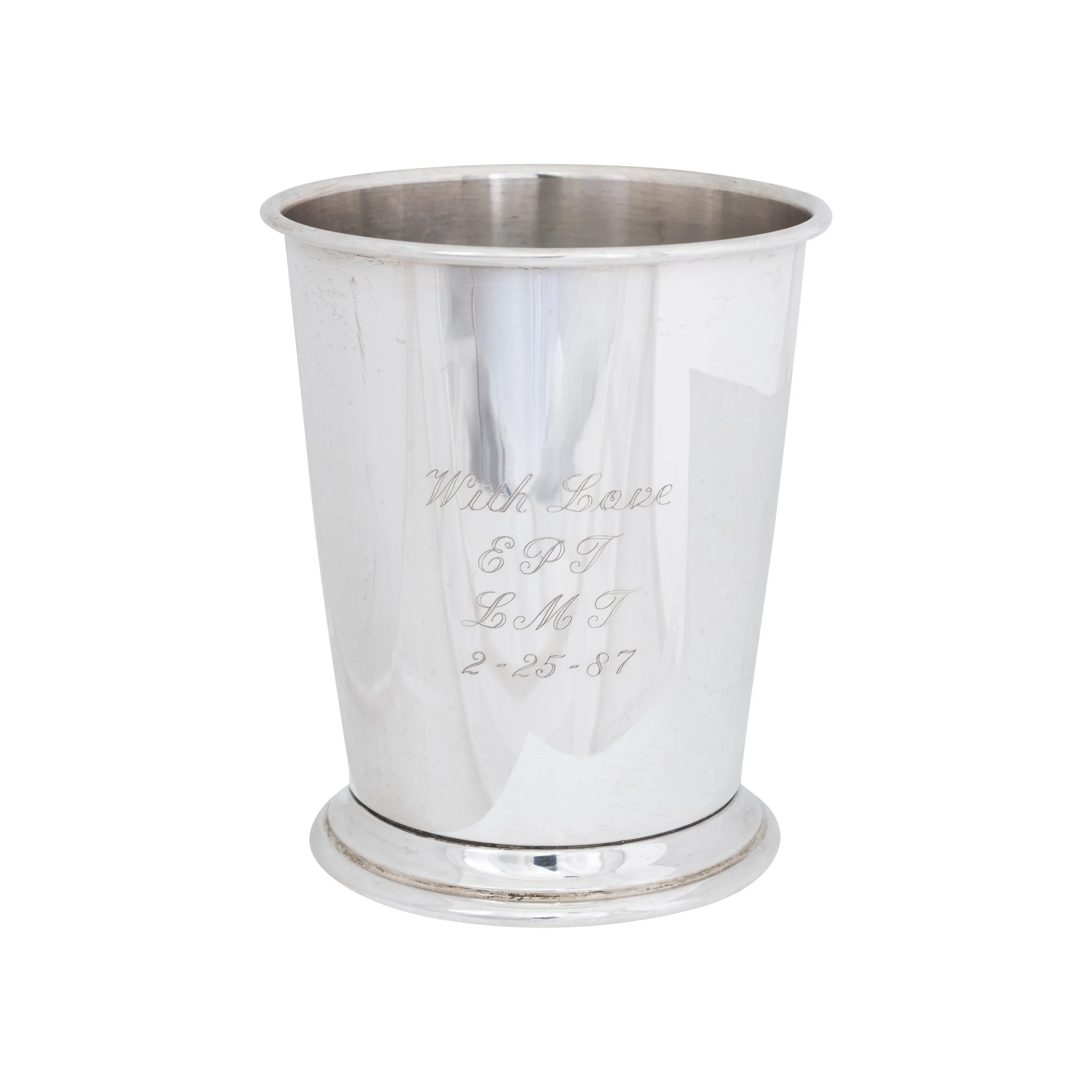 Sterling Mint Julep Cups and Tray - Image 7
