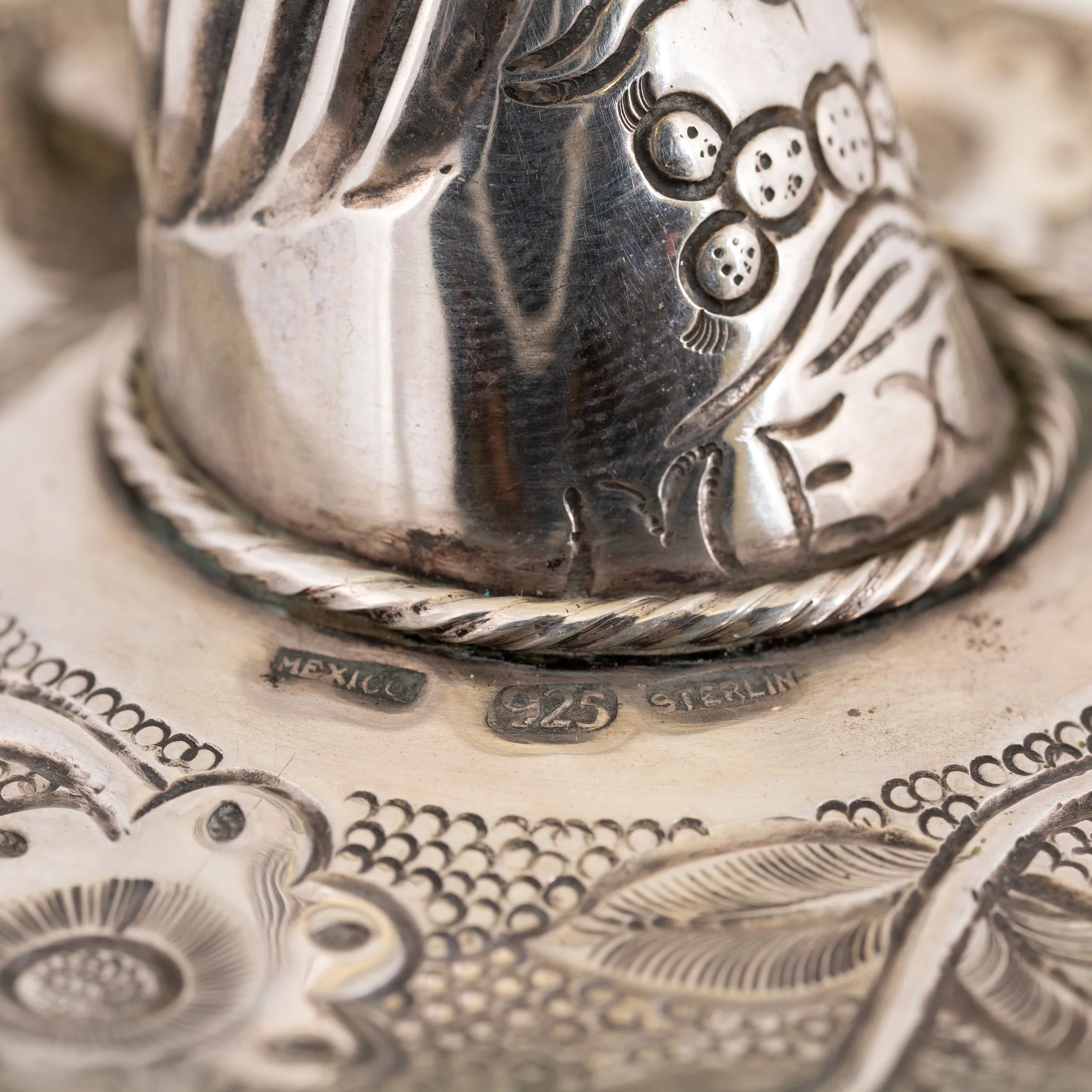 Sterling Sombrero Ashtray - Image 4