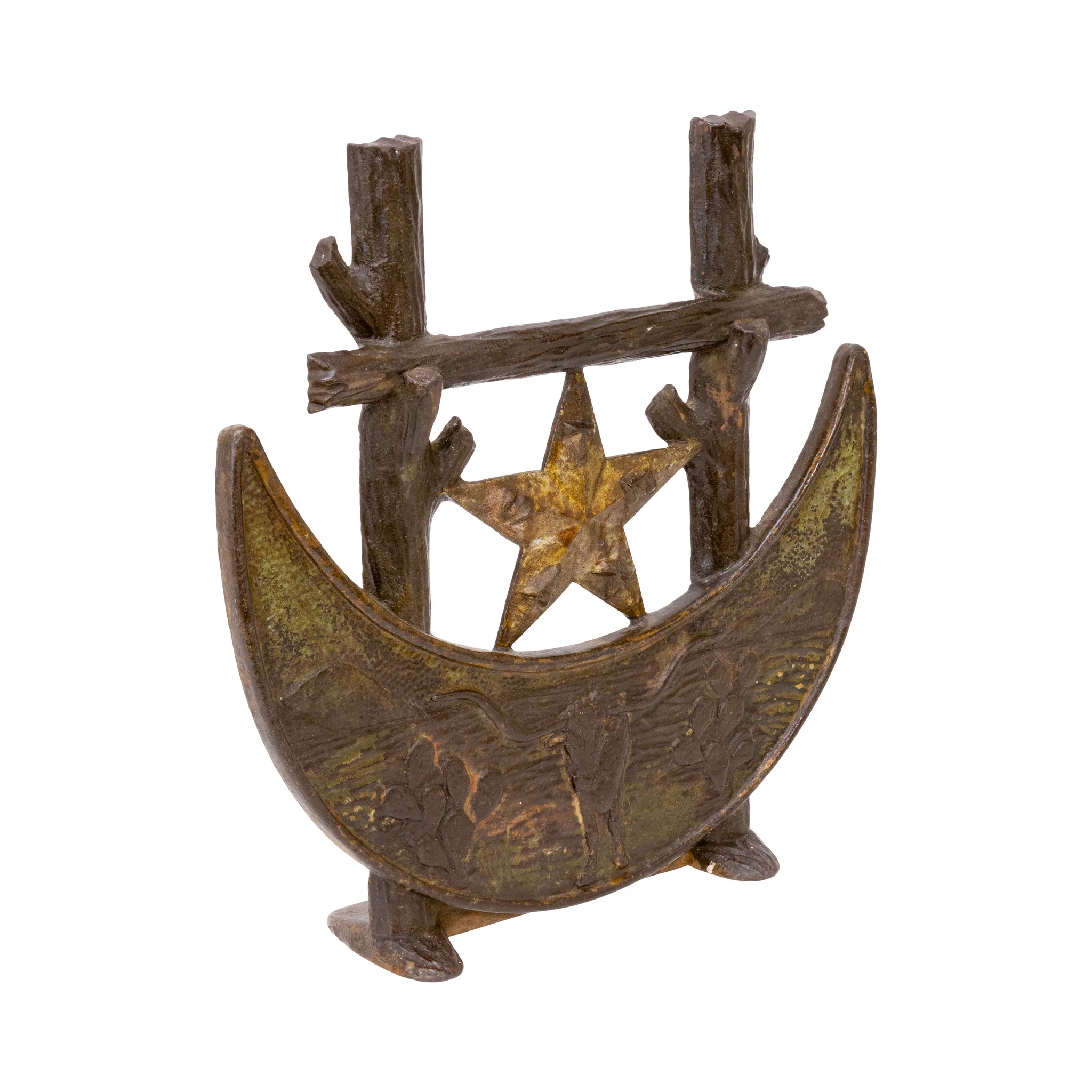 Texas Centennial Cast Iron Boot Scraper - Image 2