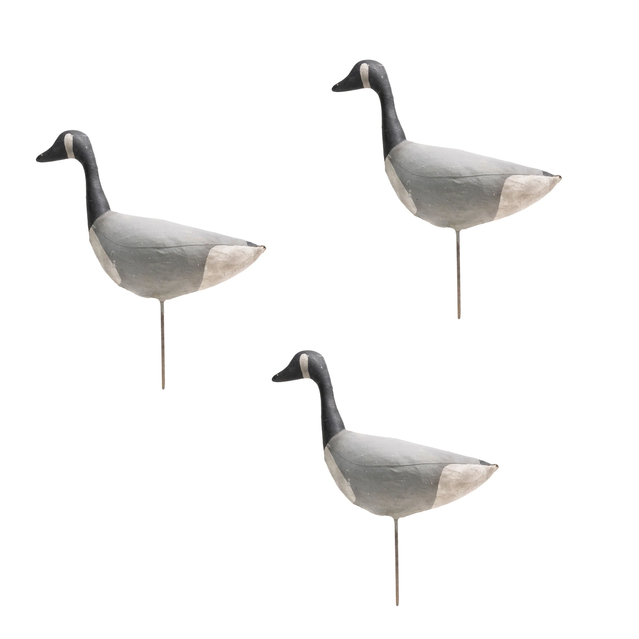 Three Goose Decoys