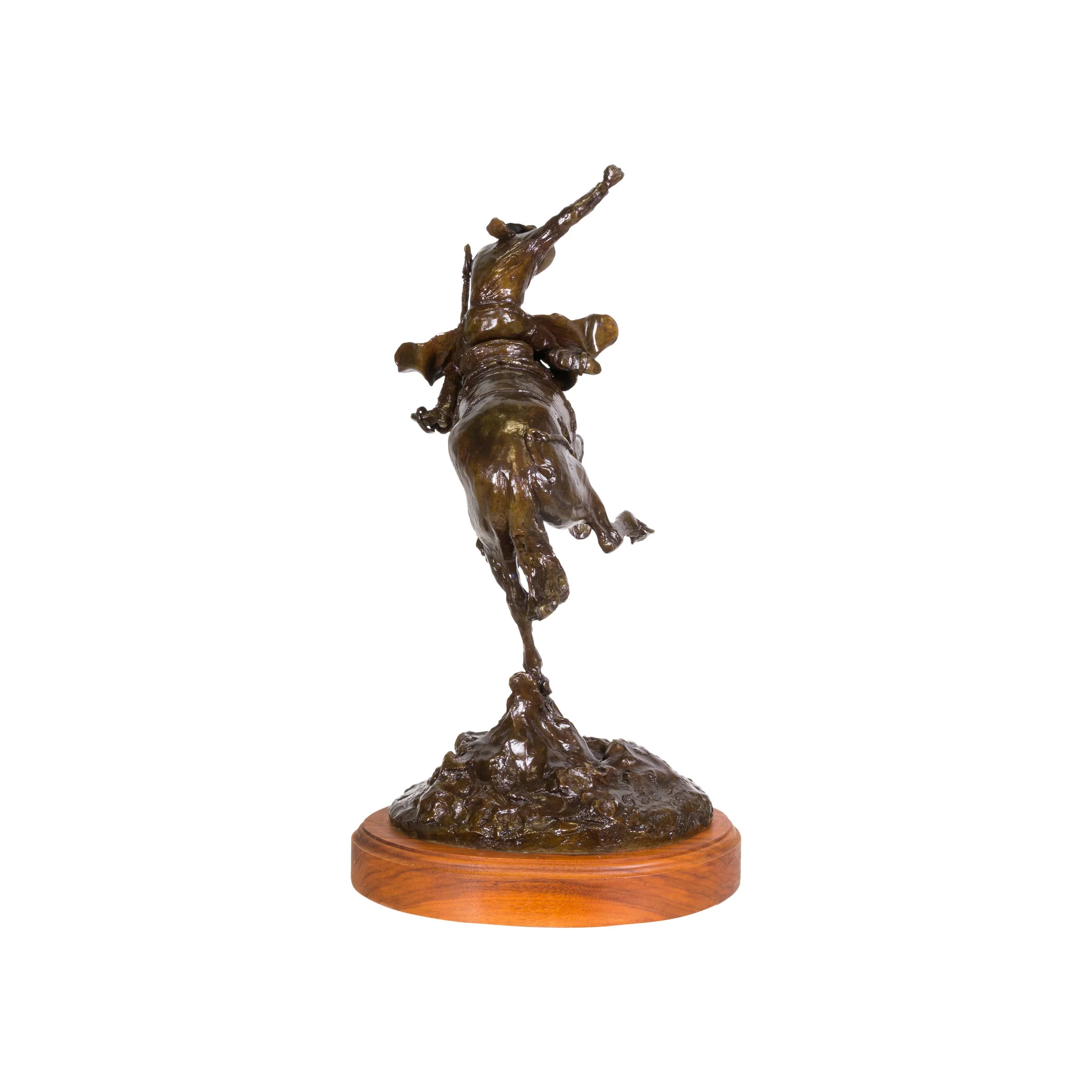 "To Ride a Bronc" Bronze by Robert Scriver - Image 4