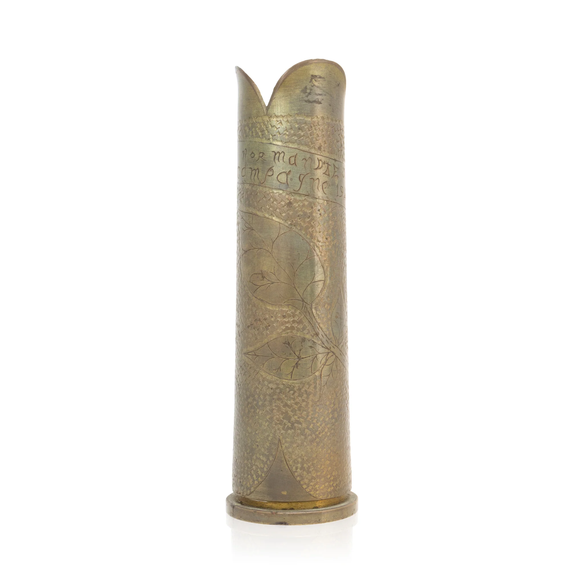 Trench Art Vase
