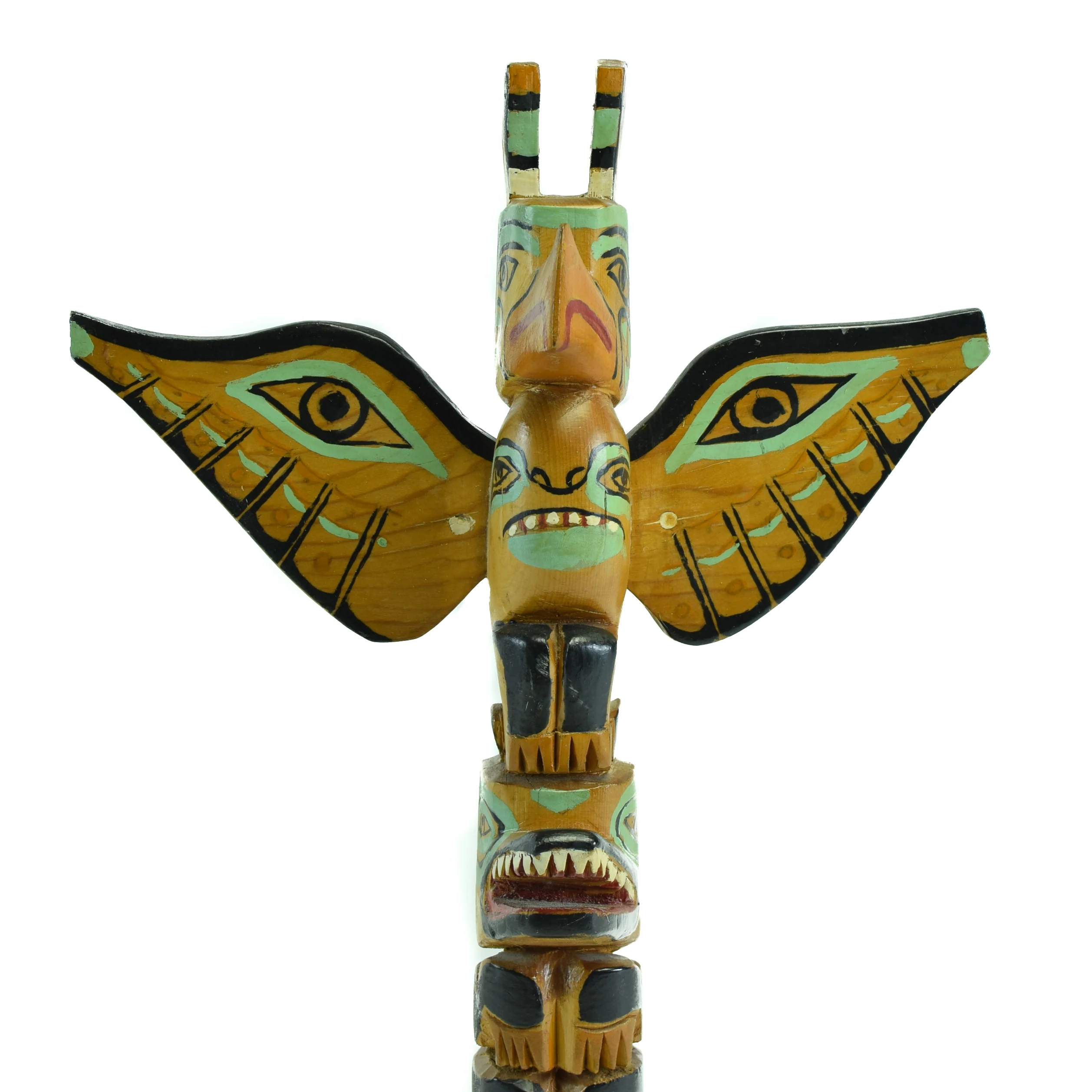 Tseshaht First Nation Three Figure Totem - Image 2