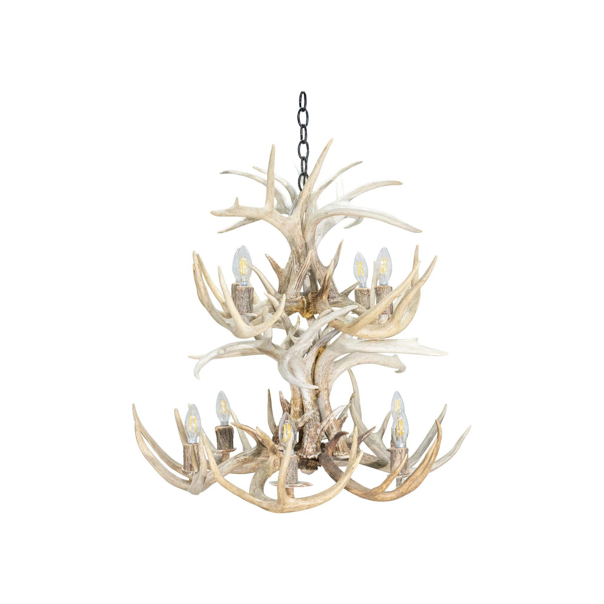 Two-Tier Whitetail Chandelier - Image 4