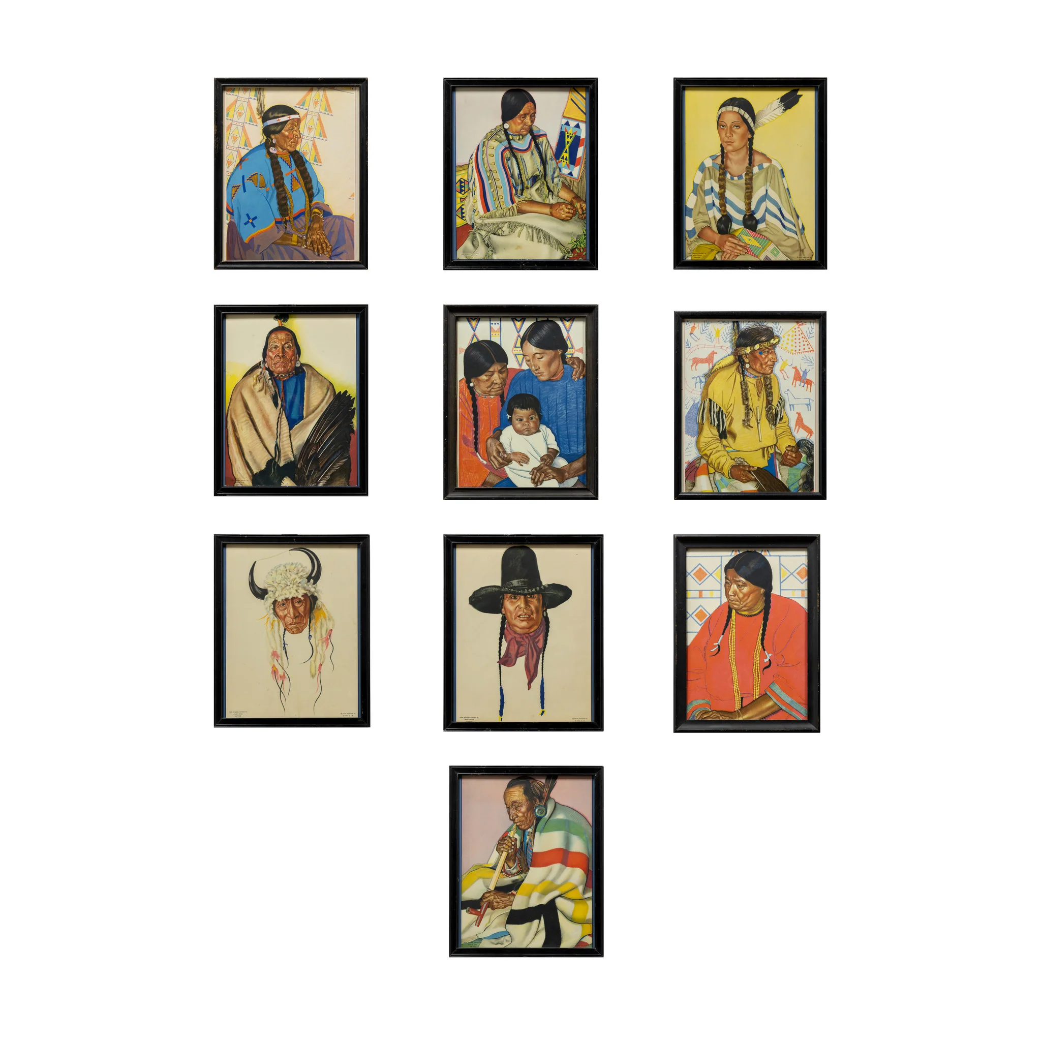 Weinhold Reis Colored Lithographs