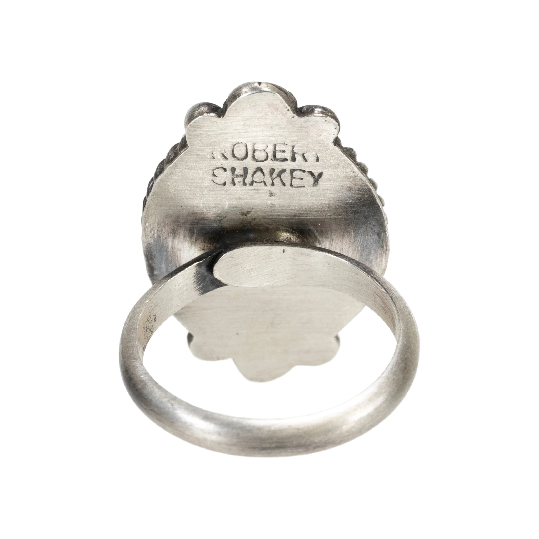 White Buffalo Turquoise Ring - Image 3