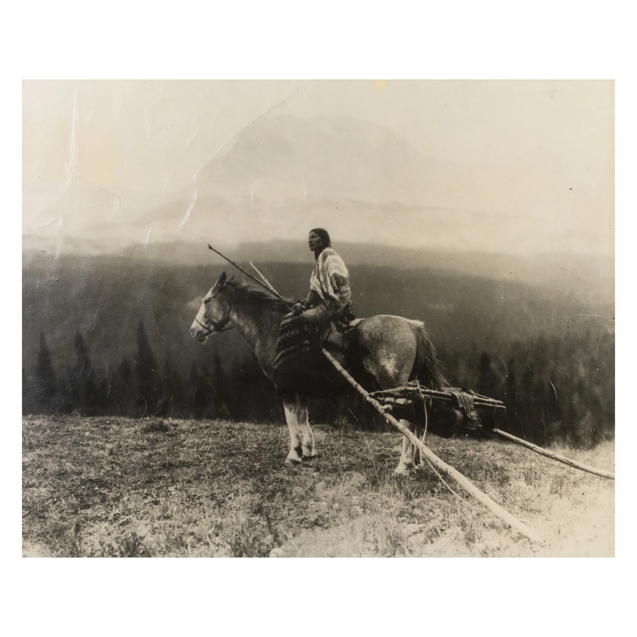 Woman with Travois Original Photograph