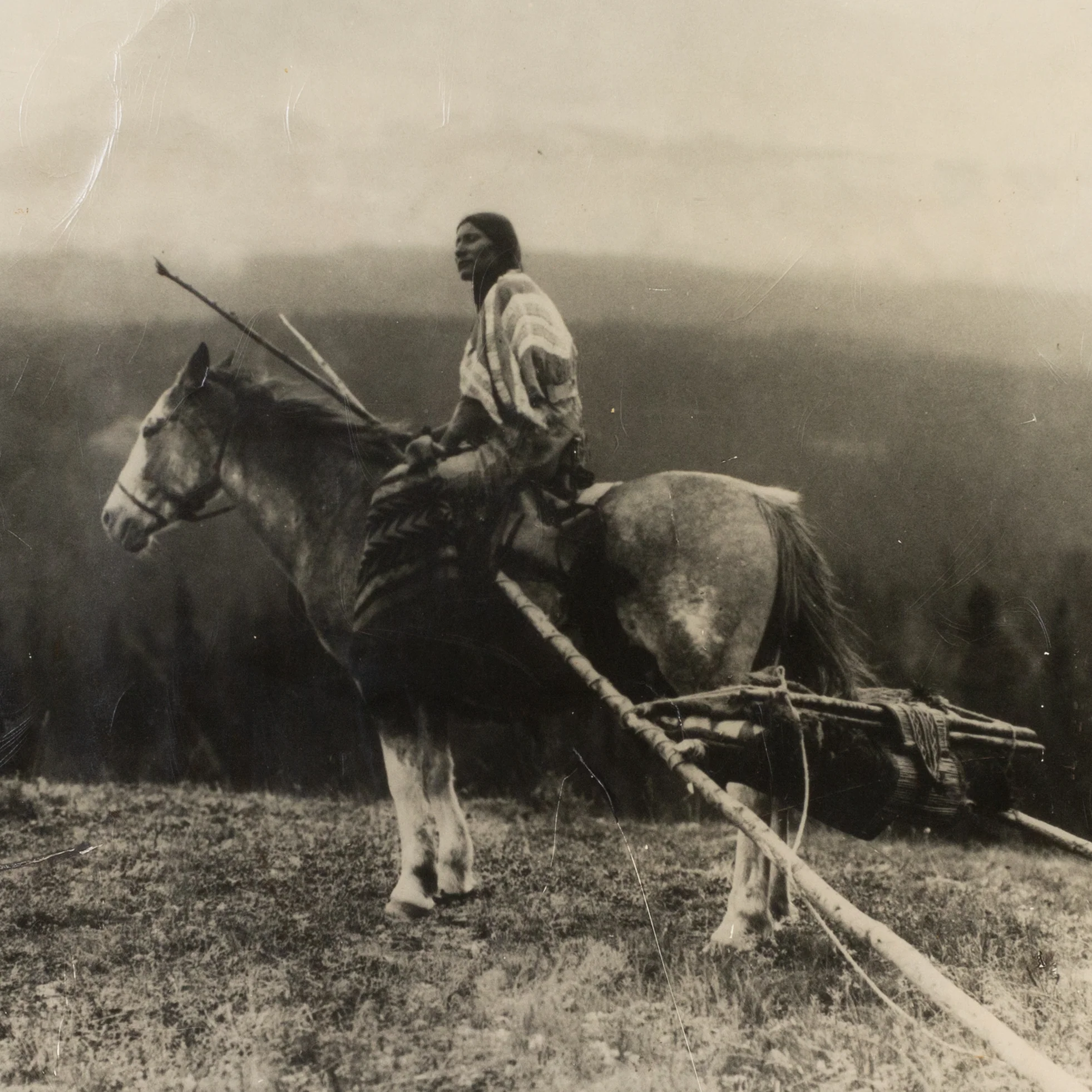 Woman with Travois Original Photograph - Image 3